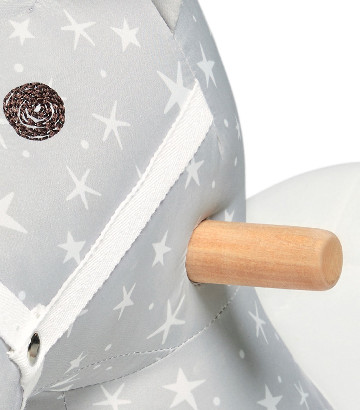 Rocking Gray Star Horse