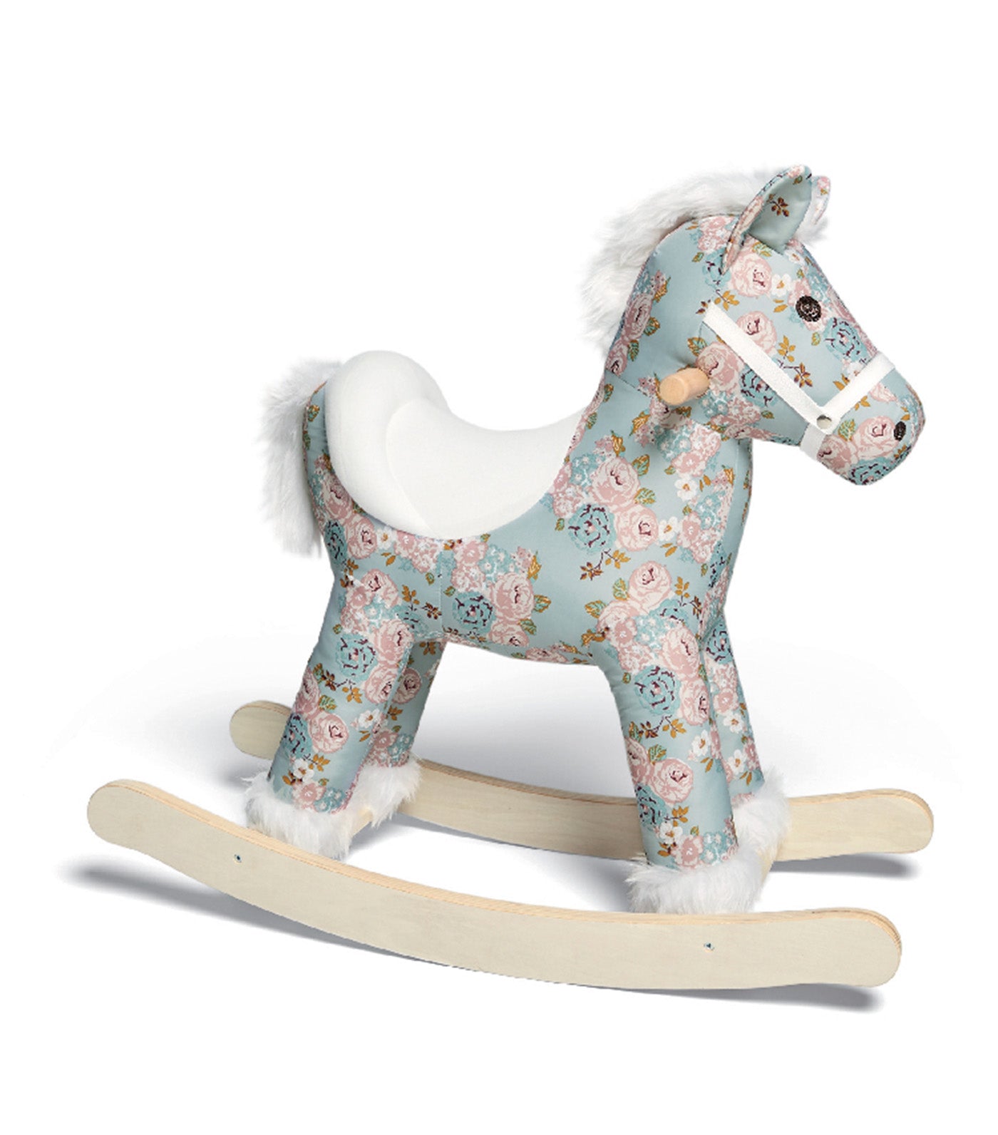 Rocking Gray Star Horse
