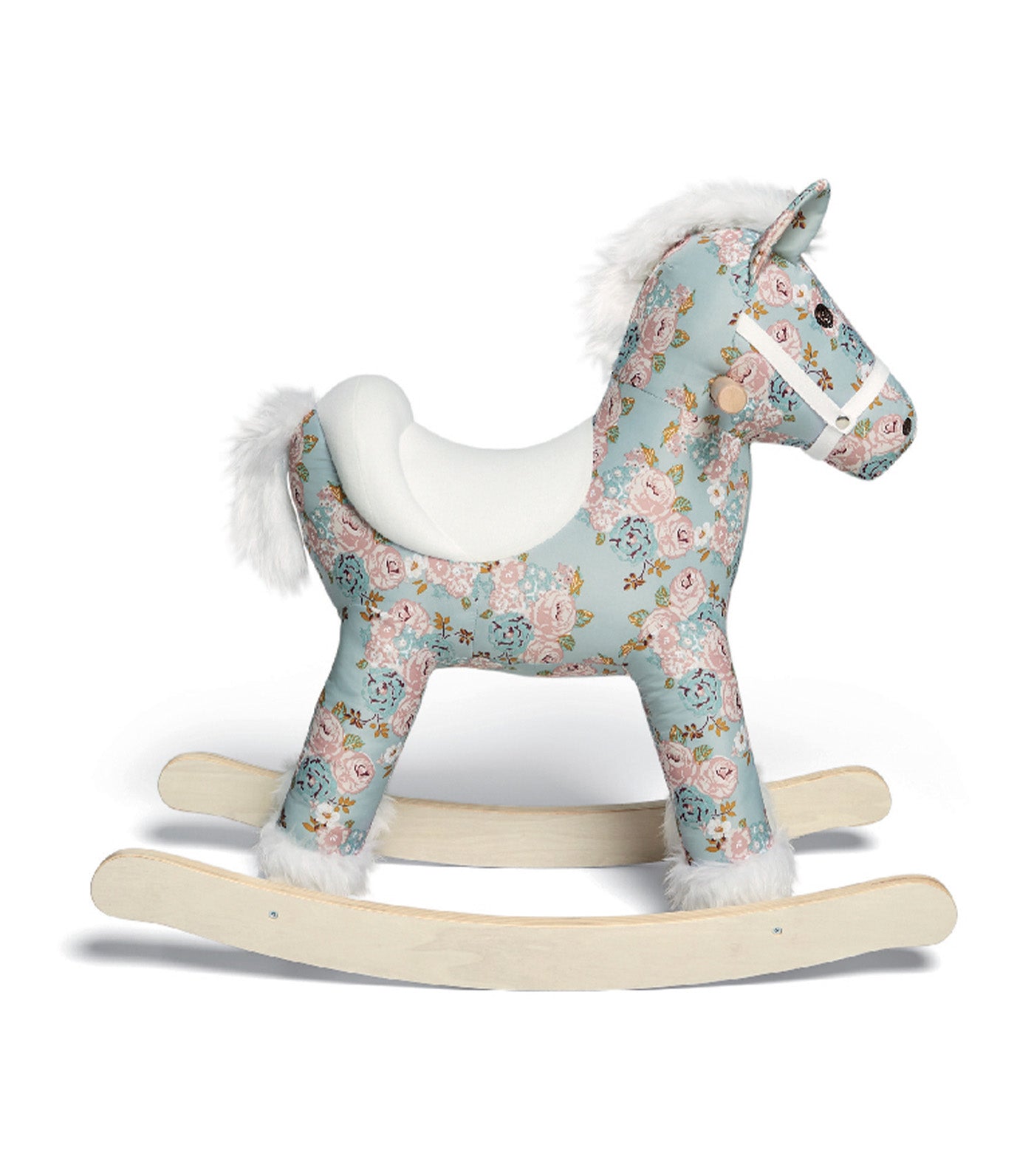 Rocking Gray Star Horse