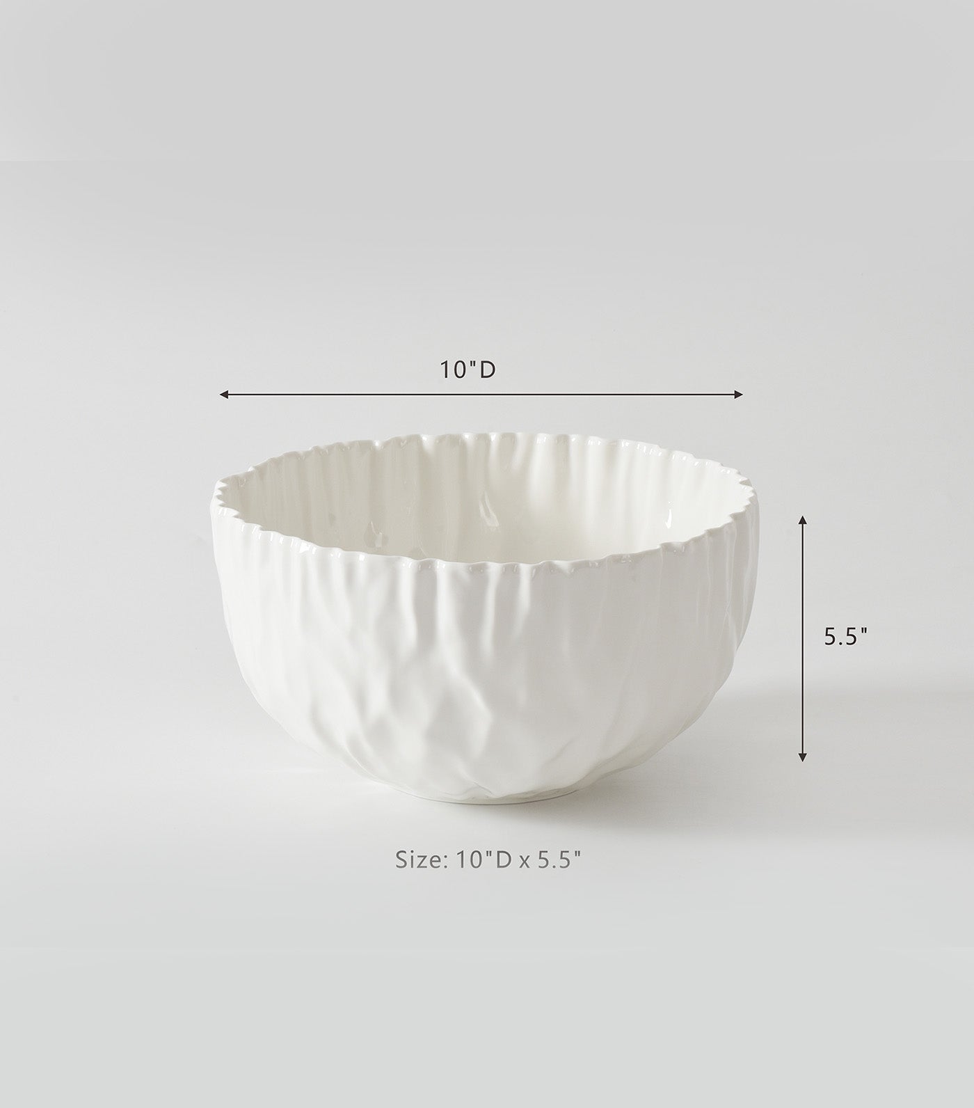 Pampa Bay Mascali Bianca Large Bowl