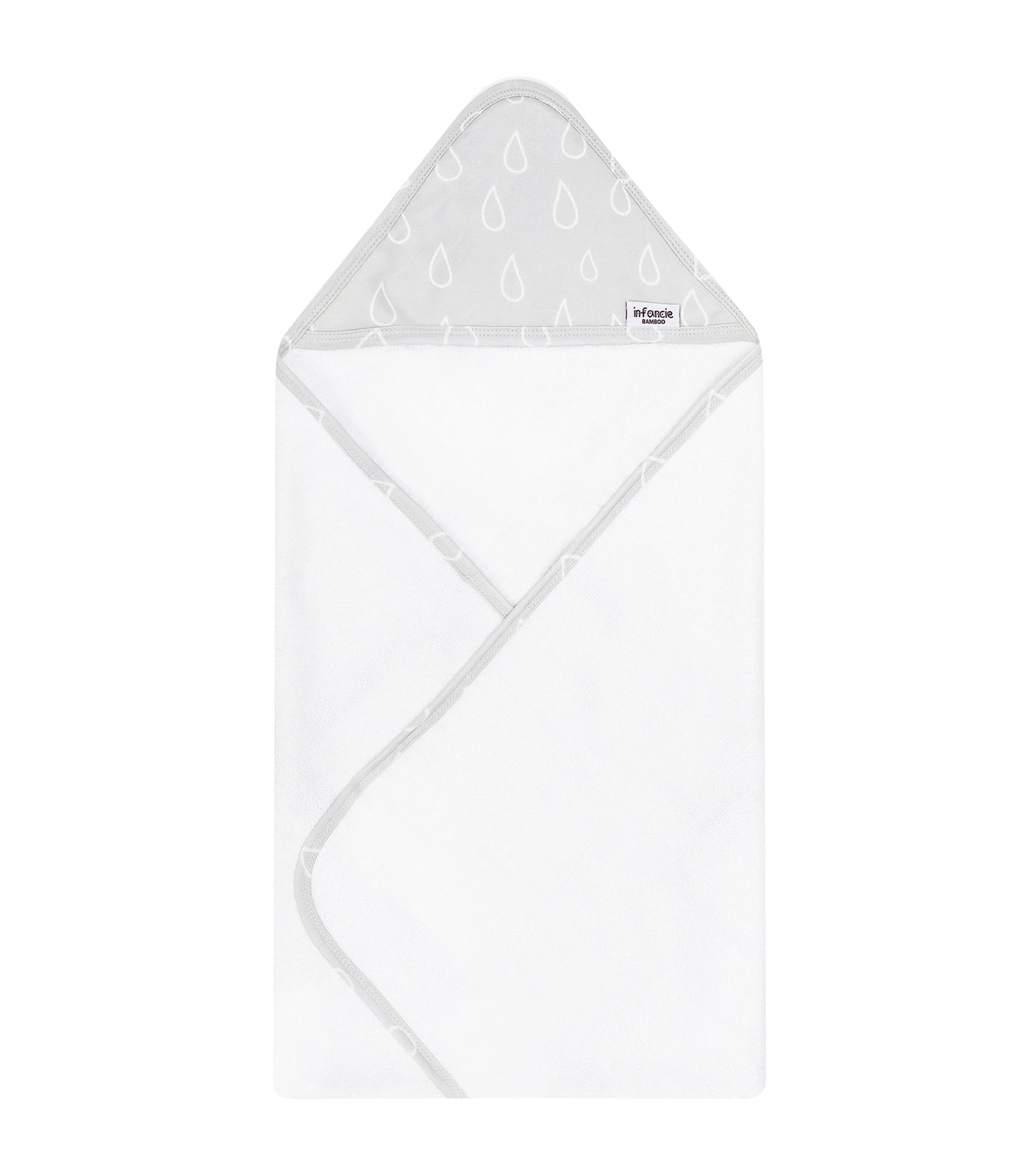 2 Pieces Bamboo Hooded Towel 75cm