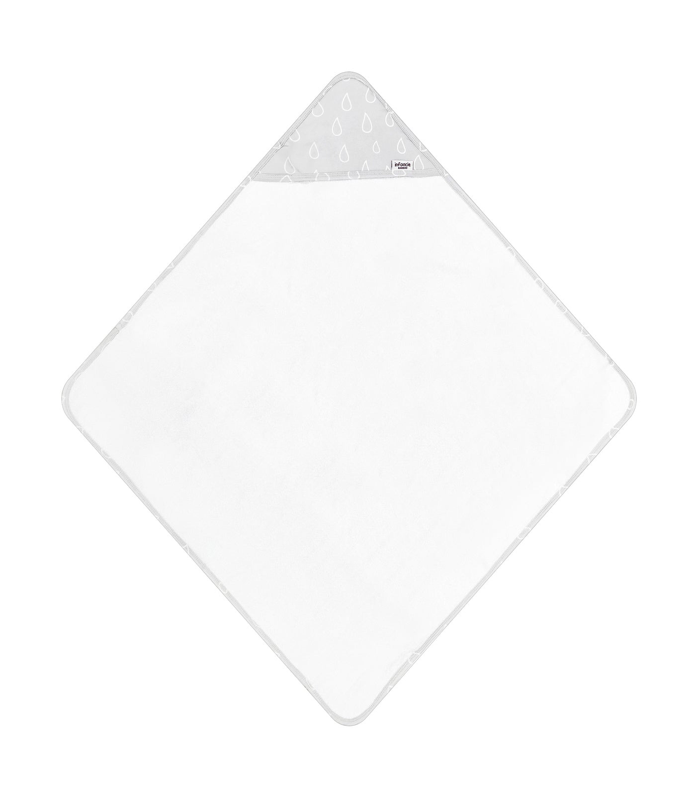 2 Pieces Bamboo Hooded Towel 75cm