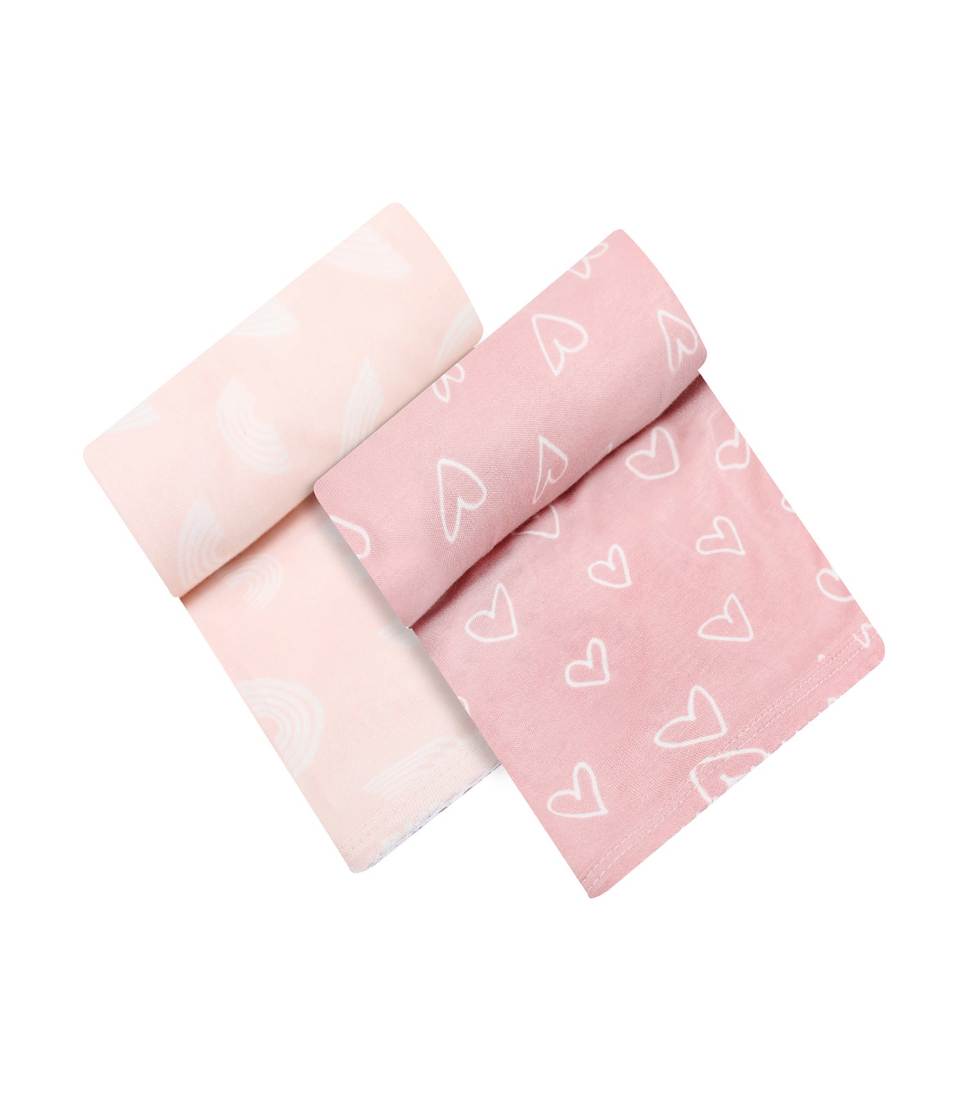 2-Piece Bamboo Jersey Wrap Pink