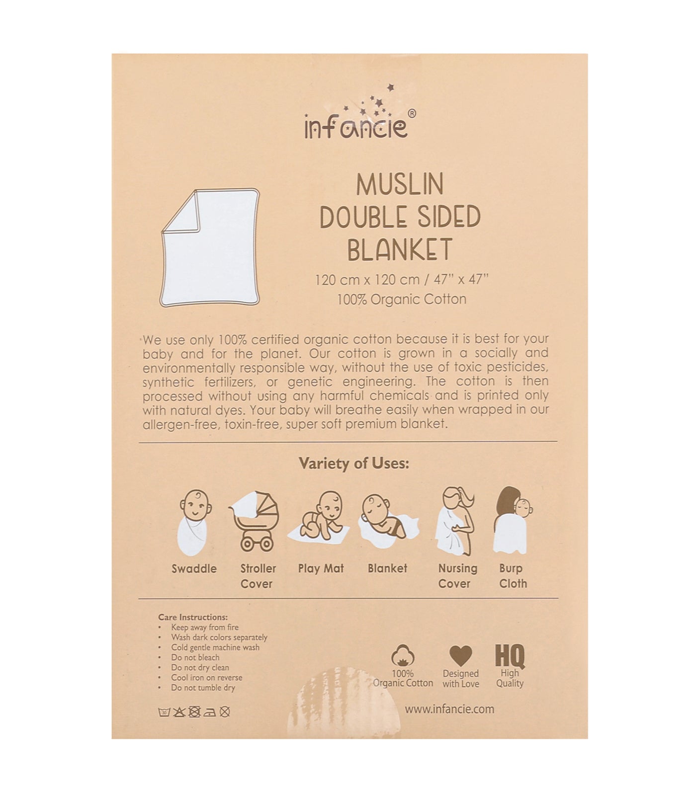 Muslin Double Sided Blanket