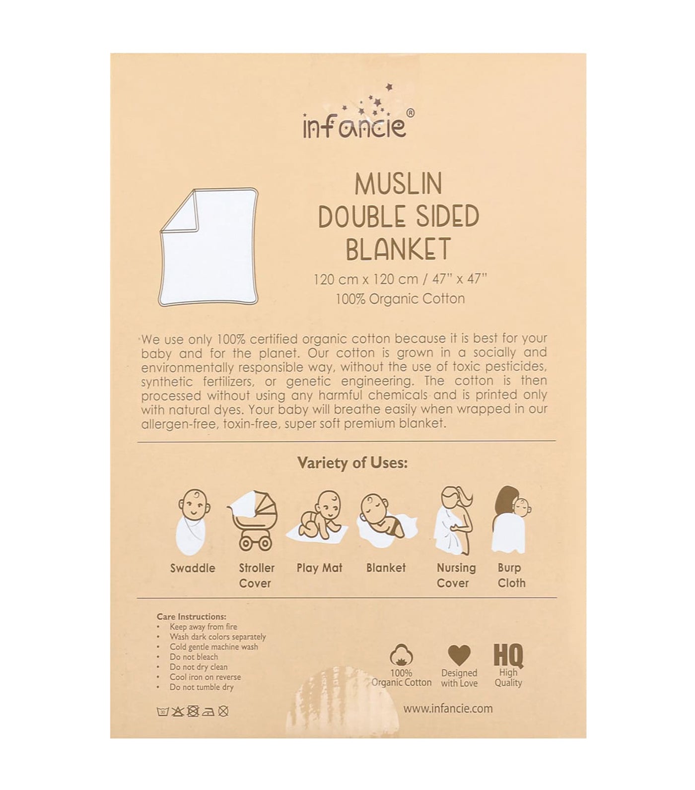 Muslin Double Sided Blanket