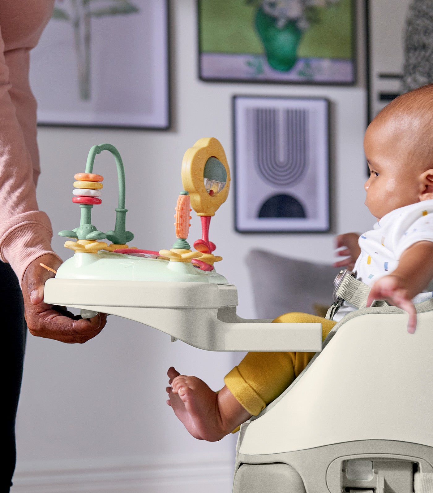 Bug 3-in-1 Floor & Booster Seat with Activity Tray