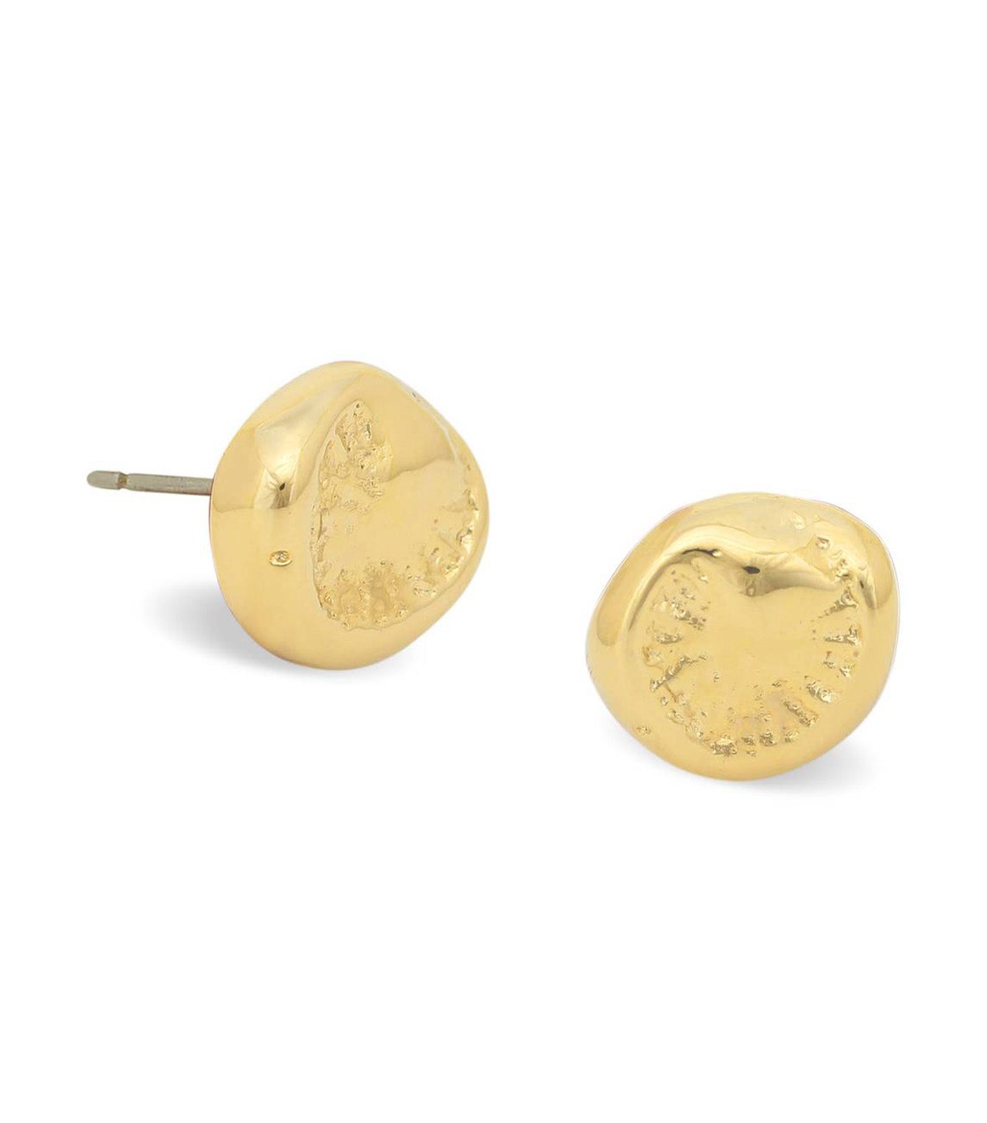 Golden Monstera San Earrings Gold