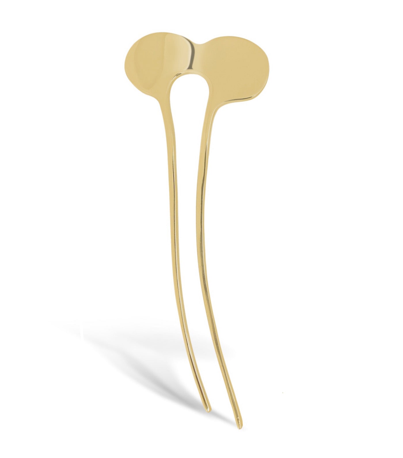 Golden Monstera Huwat Hair Pin Gold