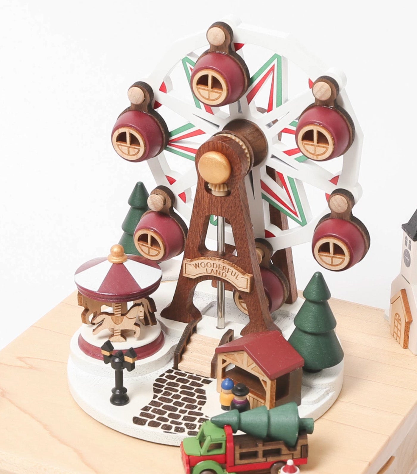 Christmas Ferris Wheel Music Box
