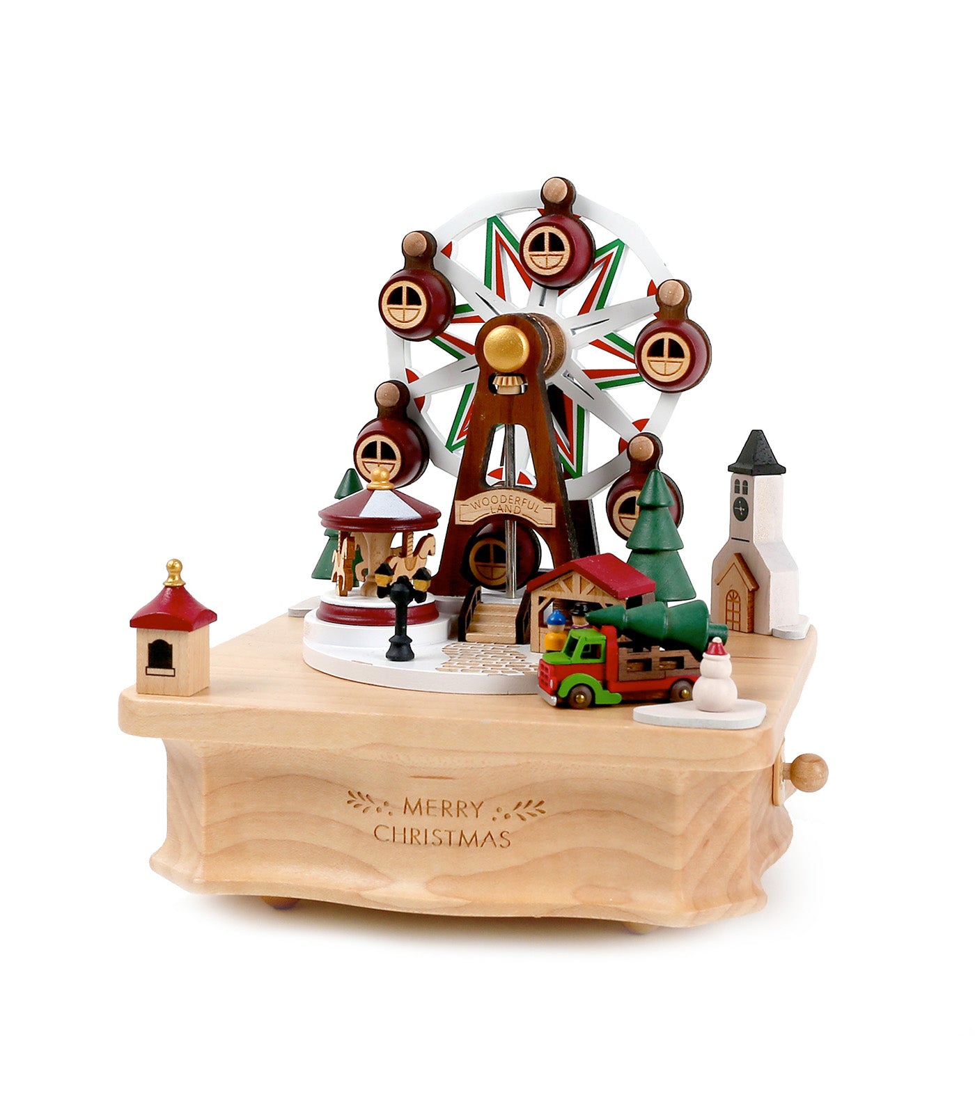 Christmas Ferris Wheel Music Box