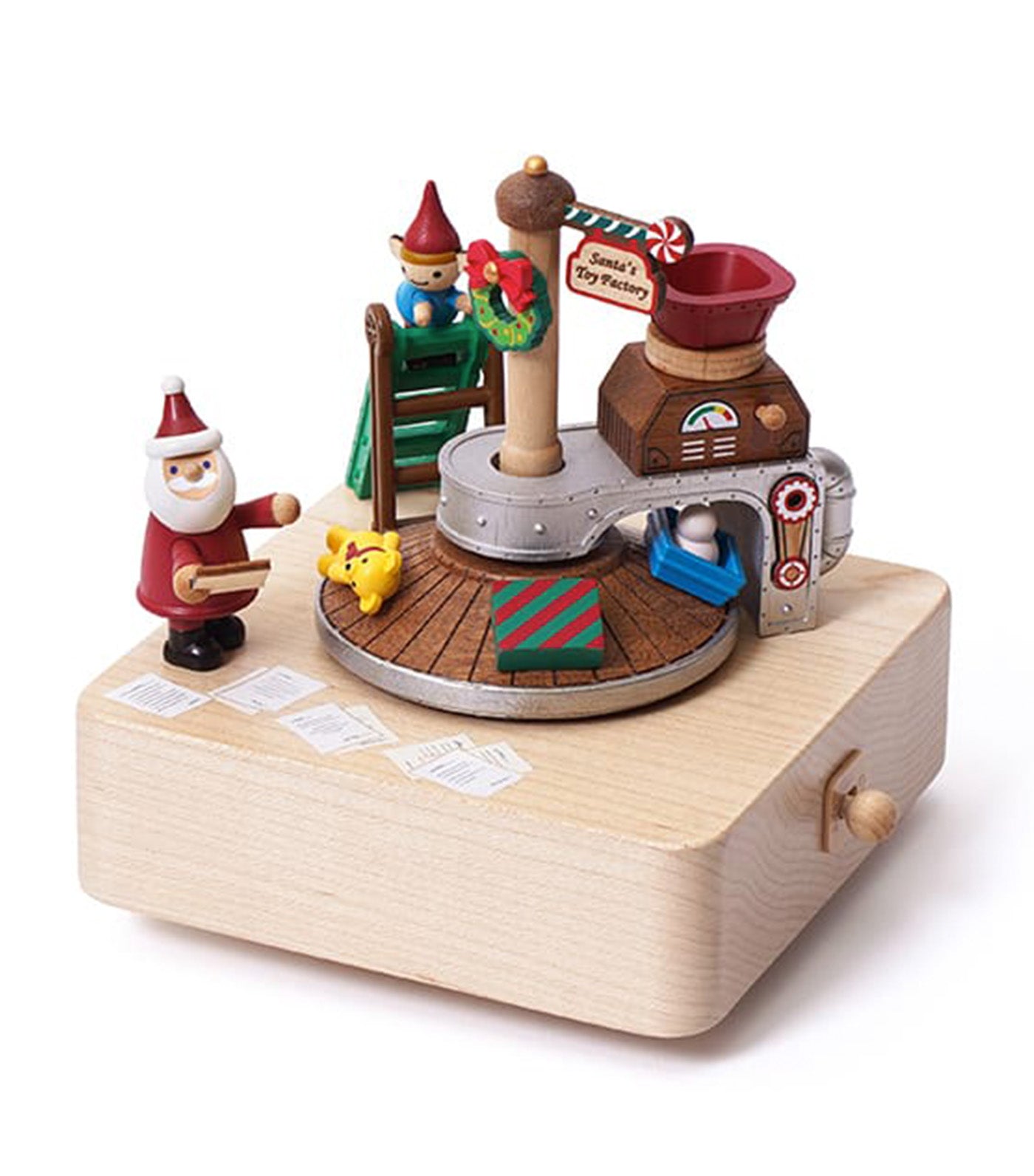 Christmas Gift Factory Wooden Music Box