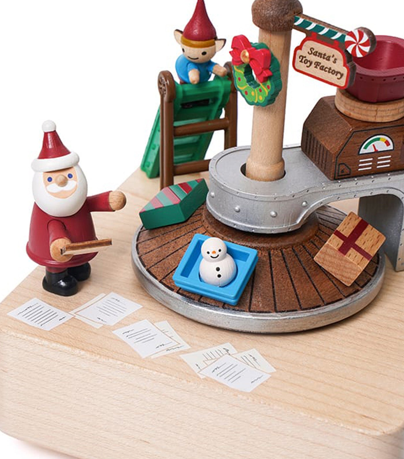 Christmas Gift Factory Wooden Music Box