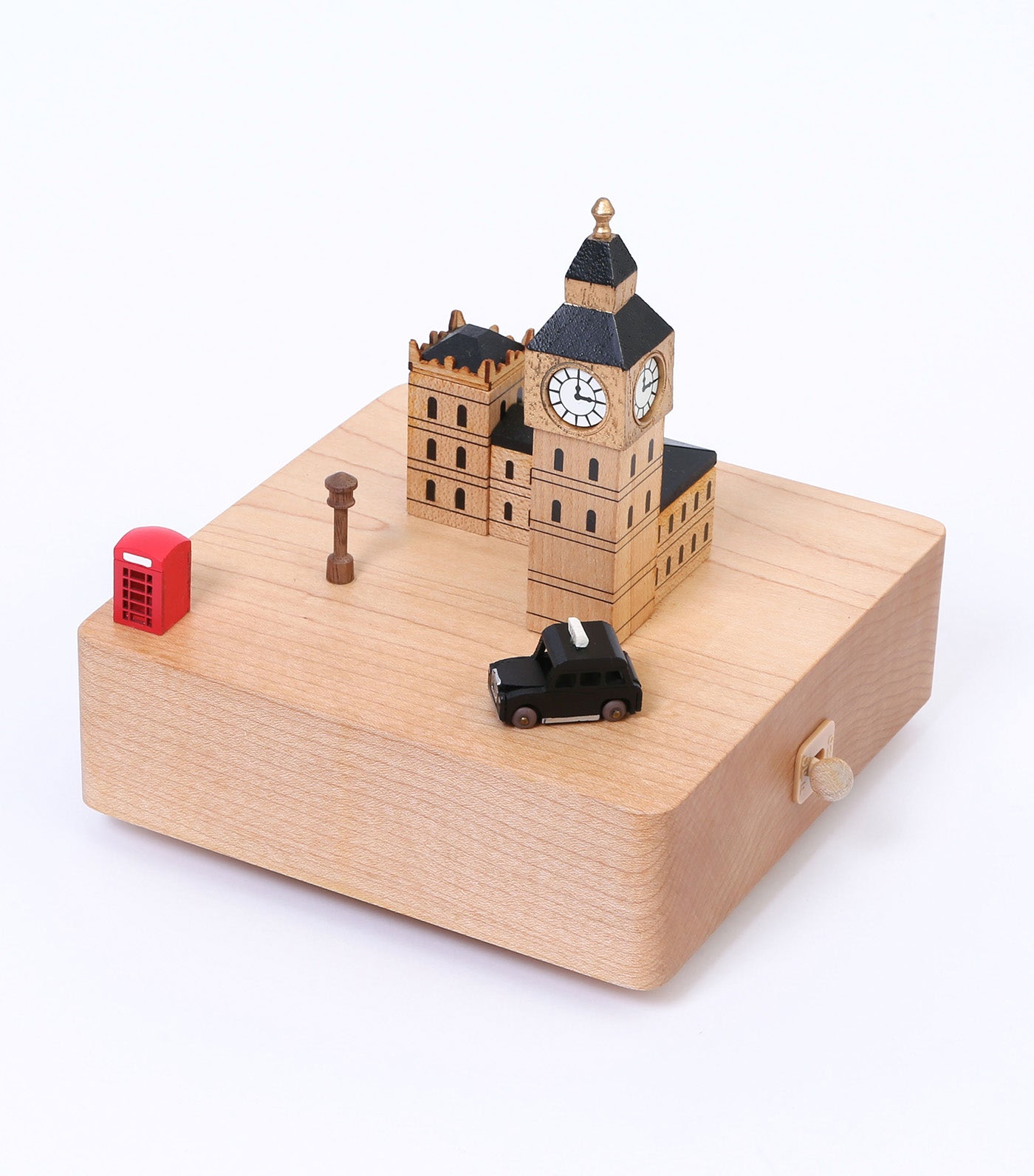 London Wooden Music Box