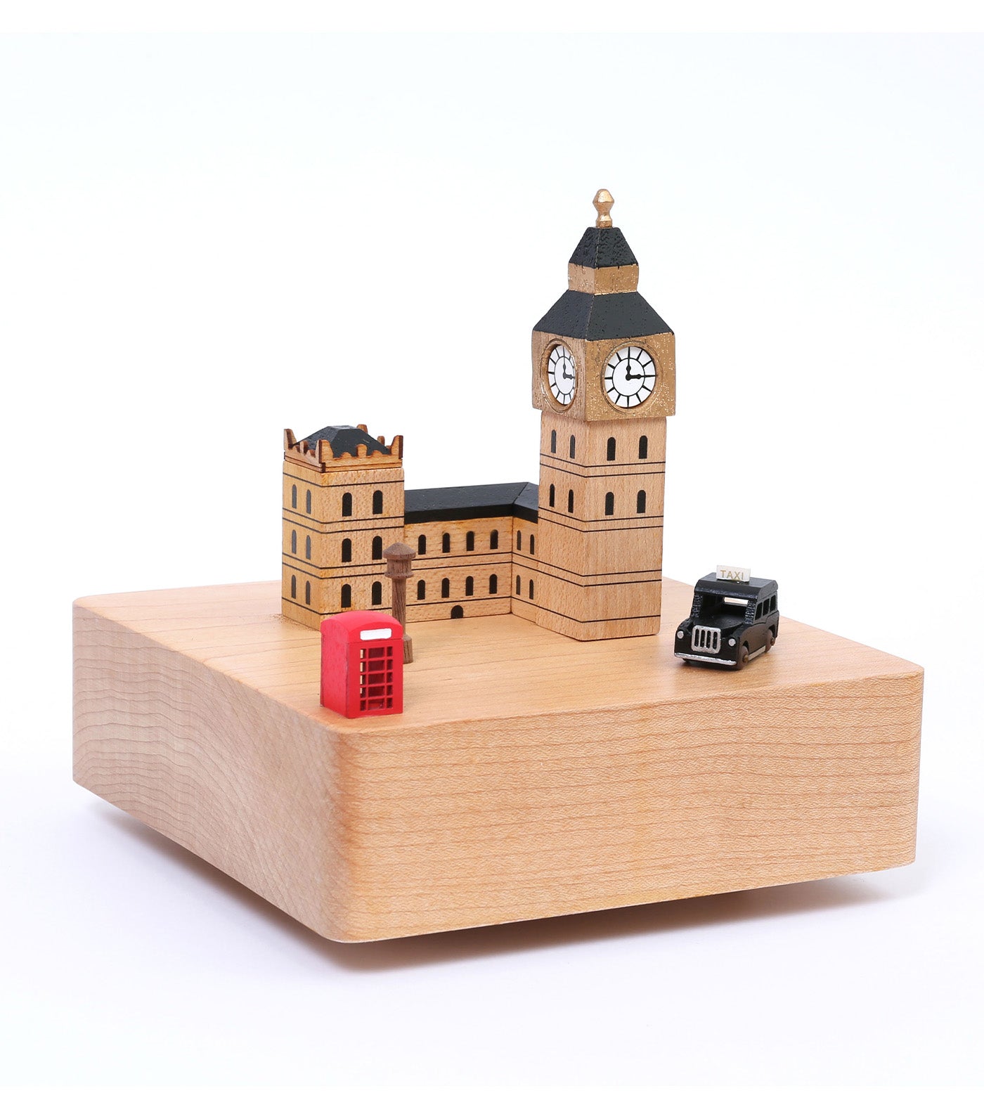 London Wooden Music Box
