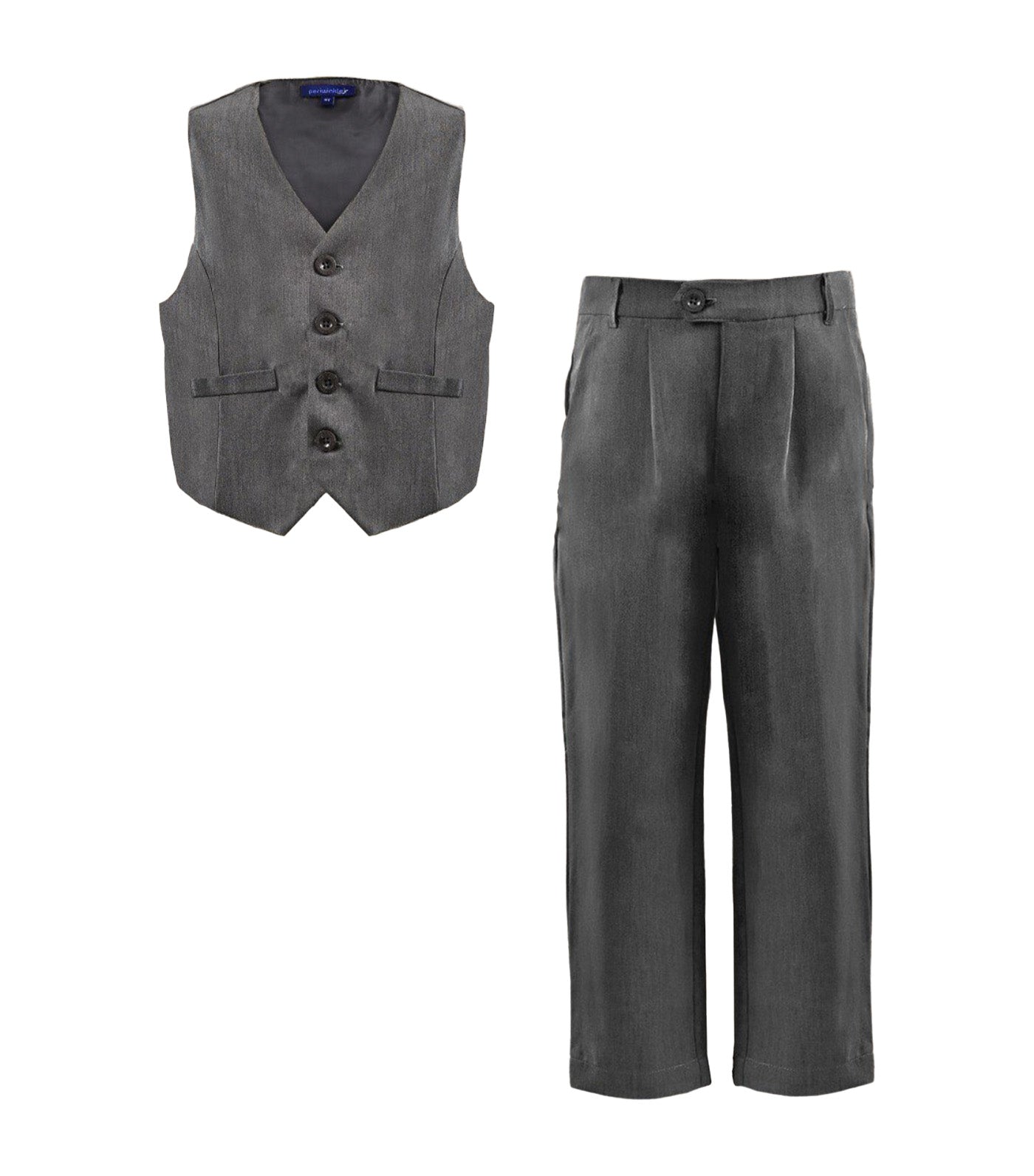 Daniel Boys Vest and Pants Set Gray