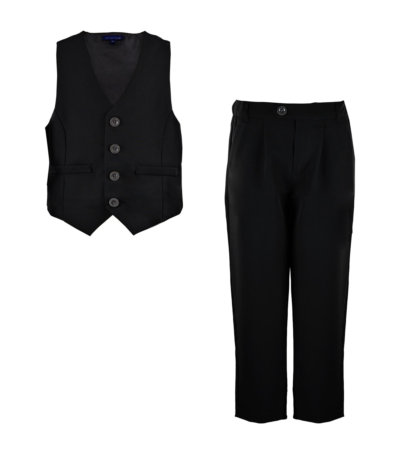 Daniel Boys Vest and Pants Set Black