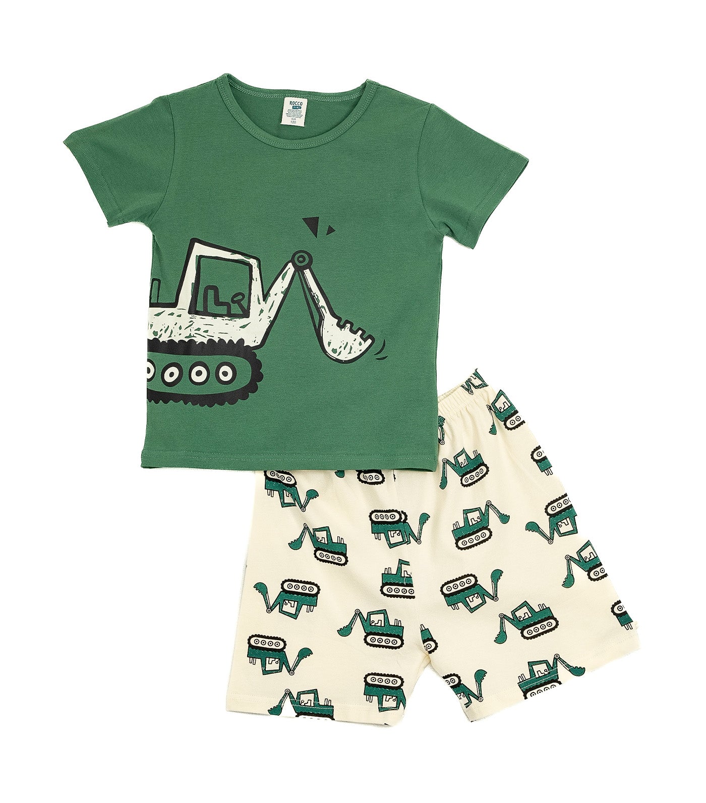Boys Lounge Wear Collection Tee and Shorts Trucks Print