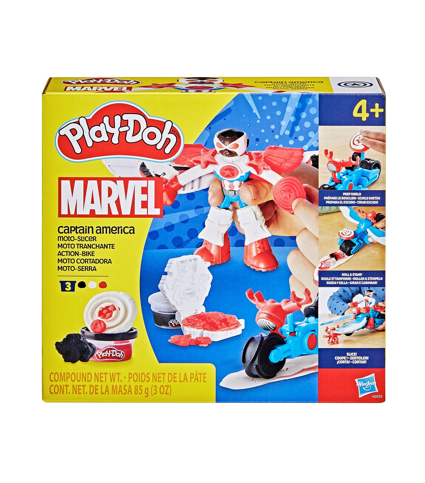 Marvel Captain America Moto Slicer Playset