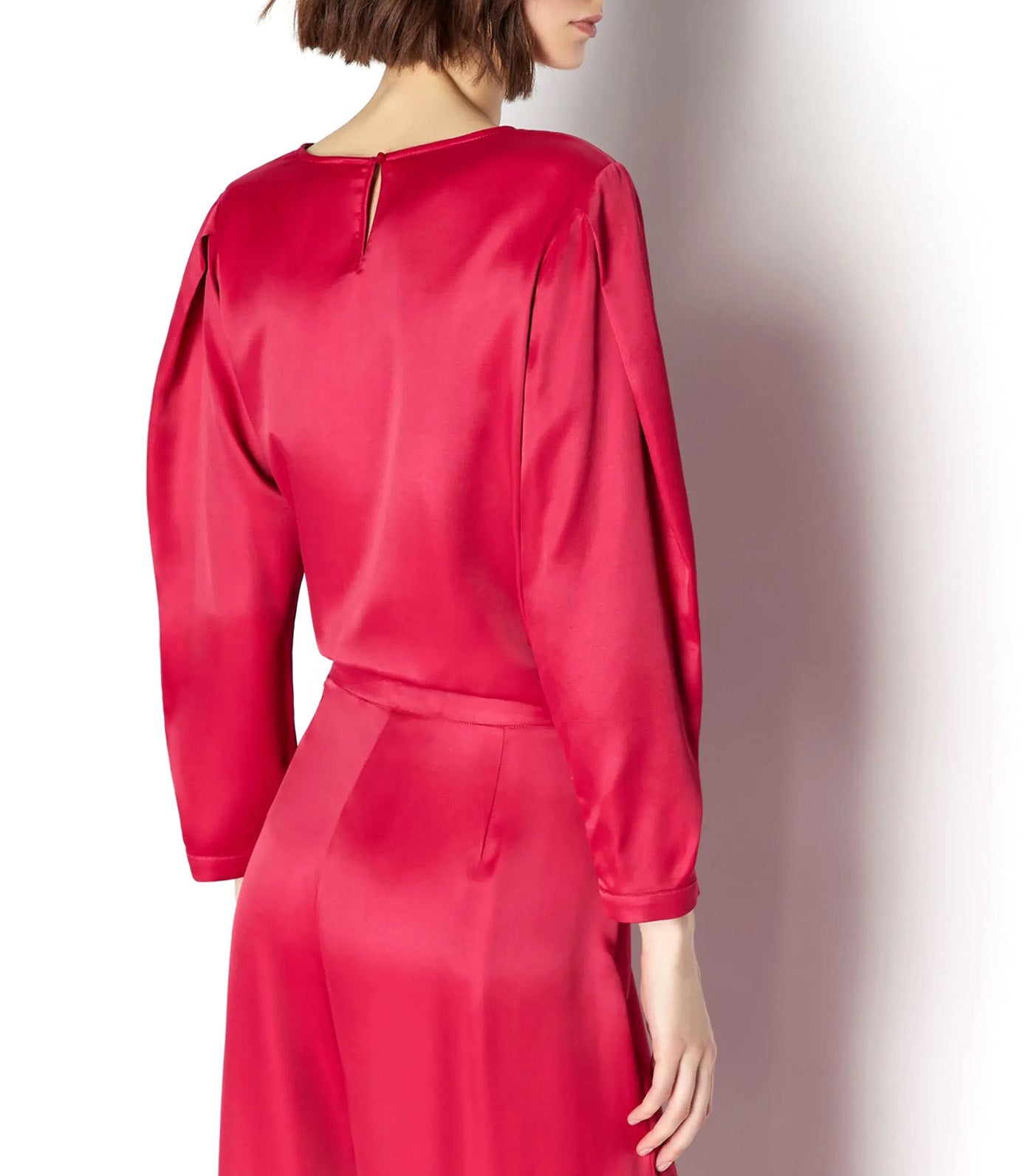 Viscose Blouse with Drapes