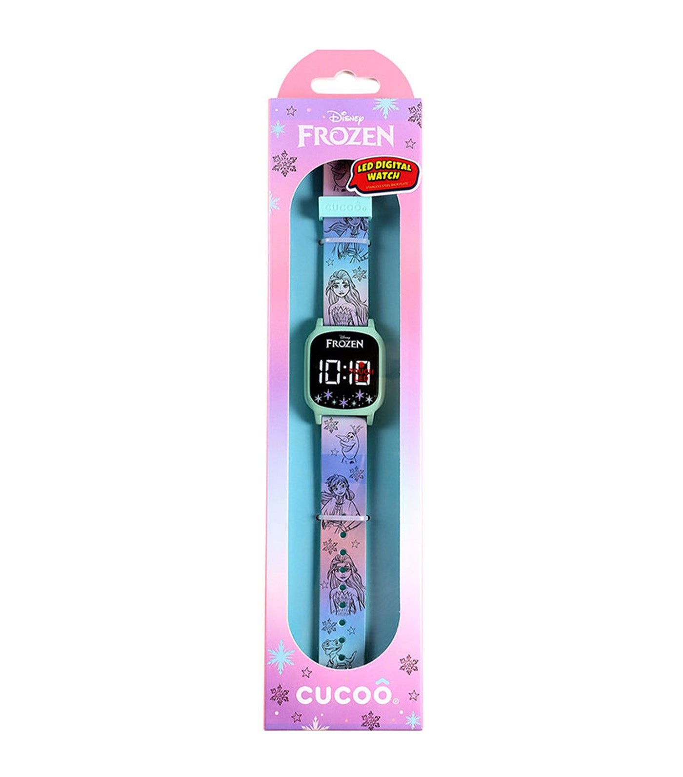 Disney Digital LED Watch Frozen Frosted Lights