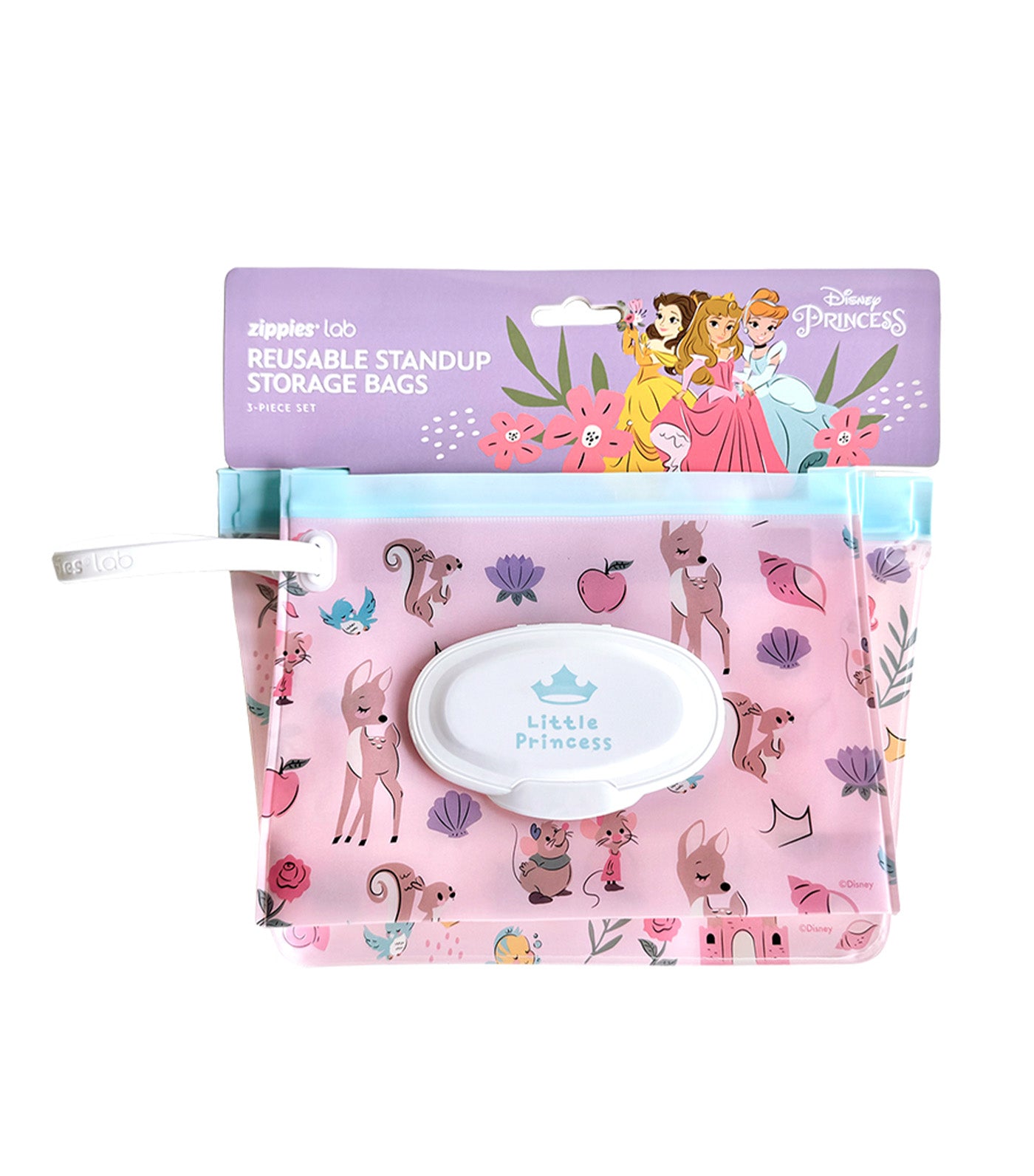 Disney 3-Piece Bag Organizer Set with Wipes Pouch Disney Princess Nostalgia