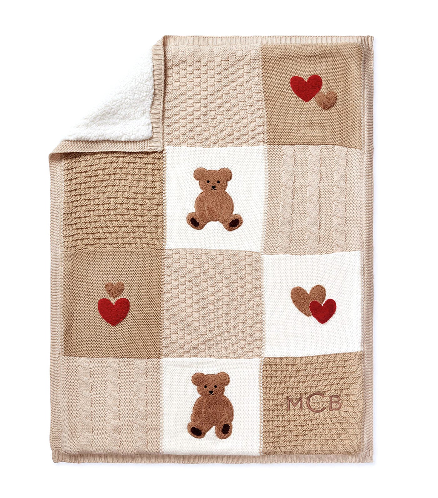 Heirloom Animals Baby Blanket - Teddy Bear