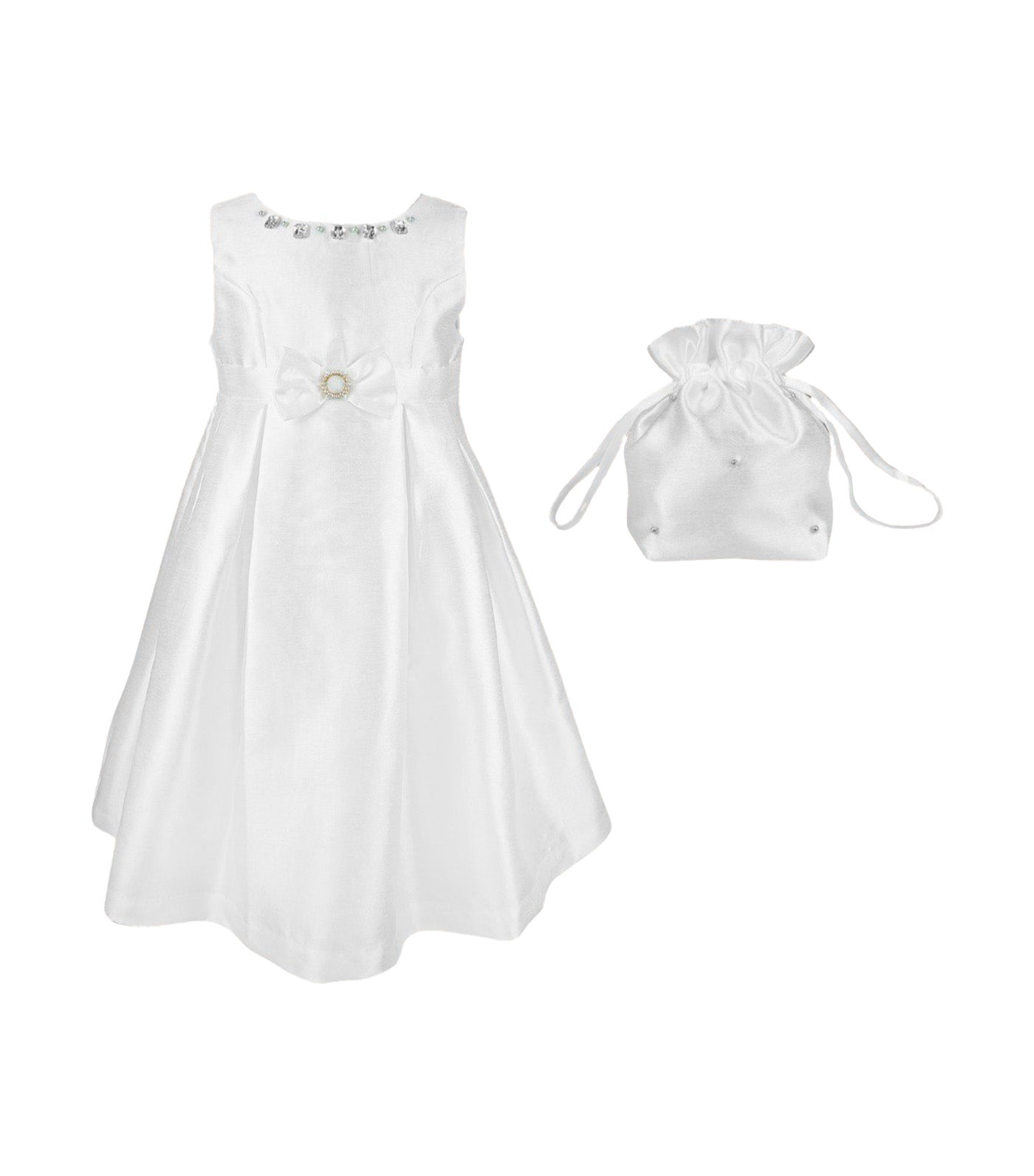 Thess Girls Party Dress with Bag