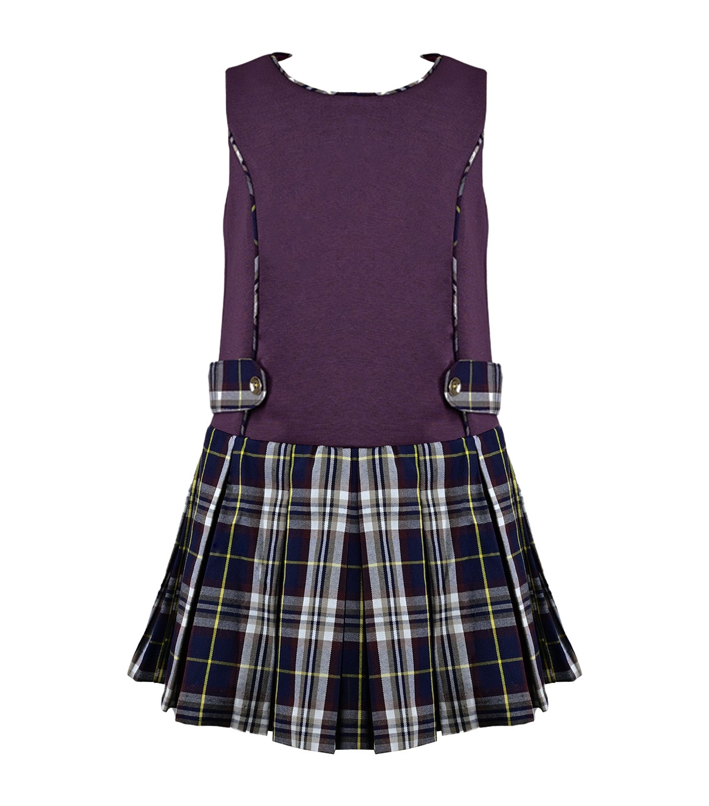 Niza Girls Shift Dress Maroon