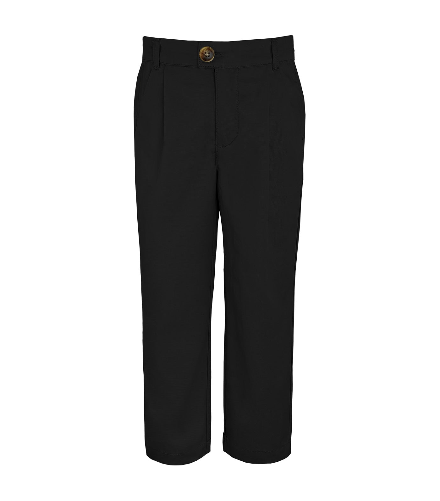 Denzel Boys Adjustable Gartered Pants Black