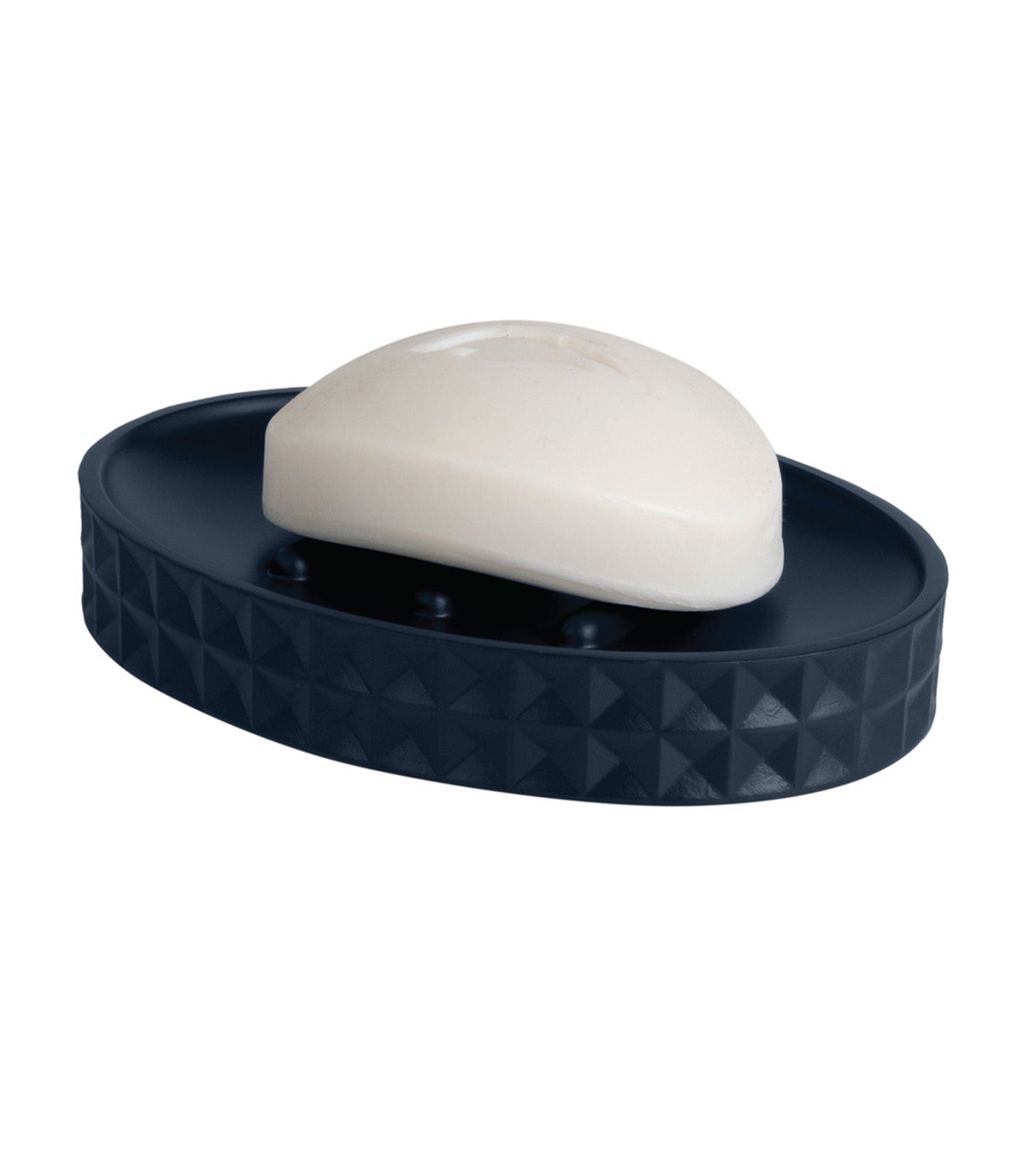 Braemar Soap Dish Resin Navy Blue