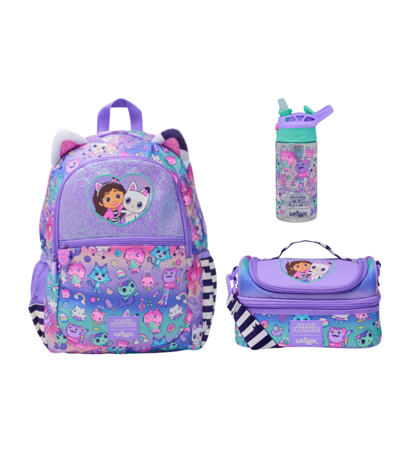 Gabby's Backpack, Lunchbox and Bottle