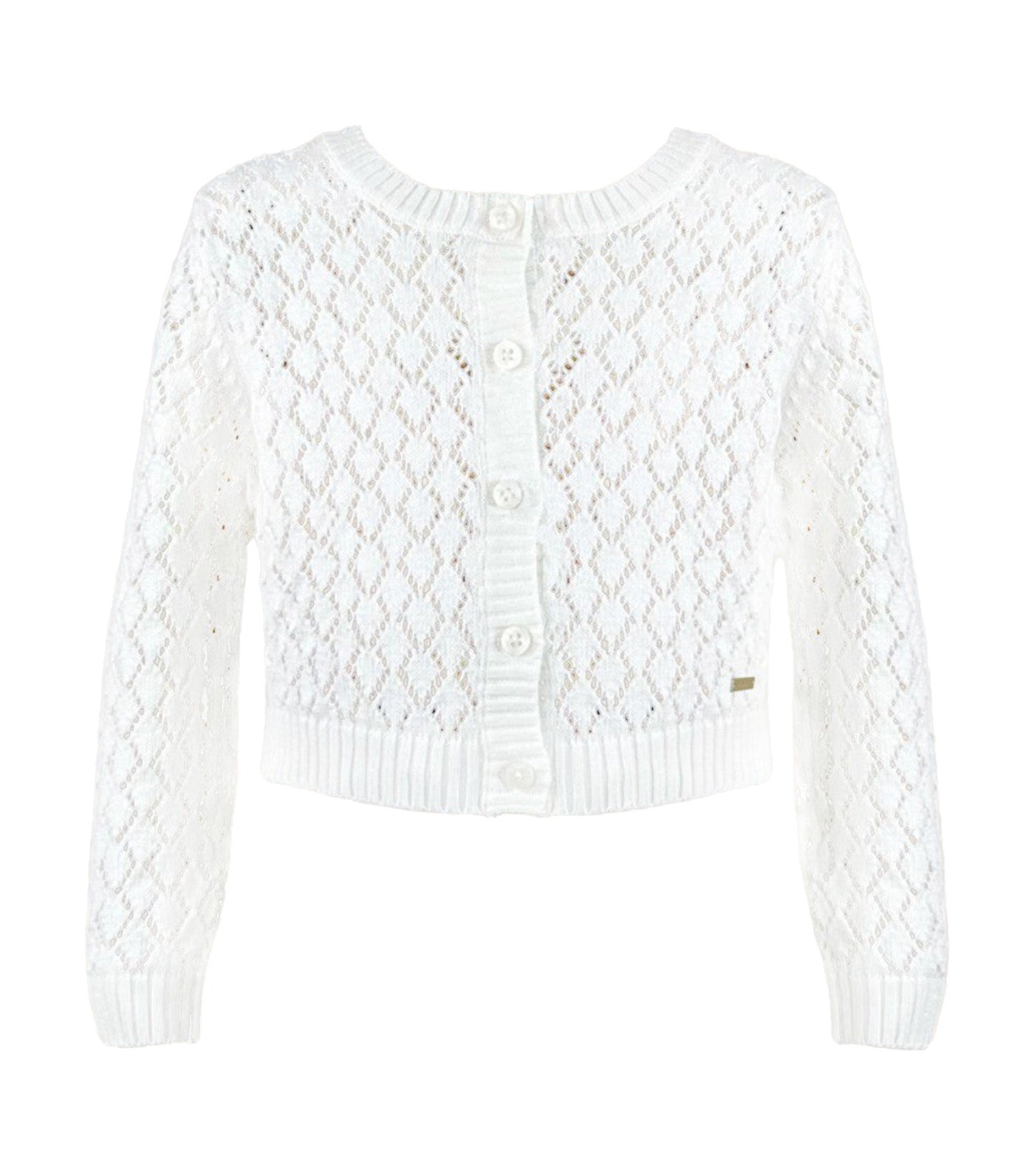Mayline Girls Cardigan White