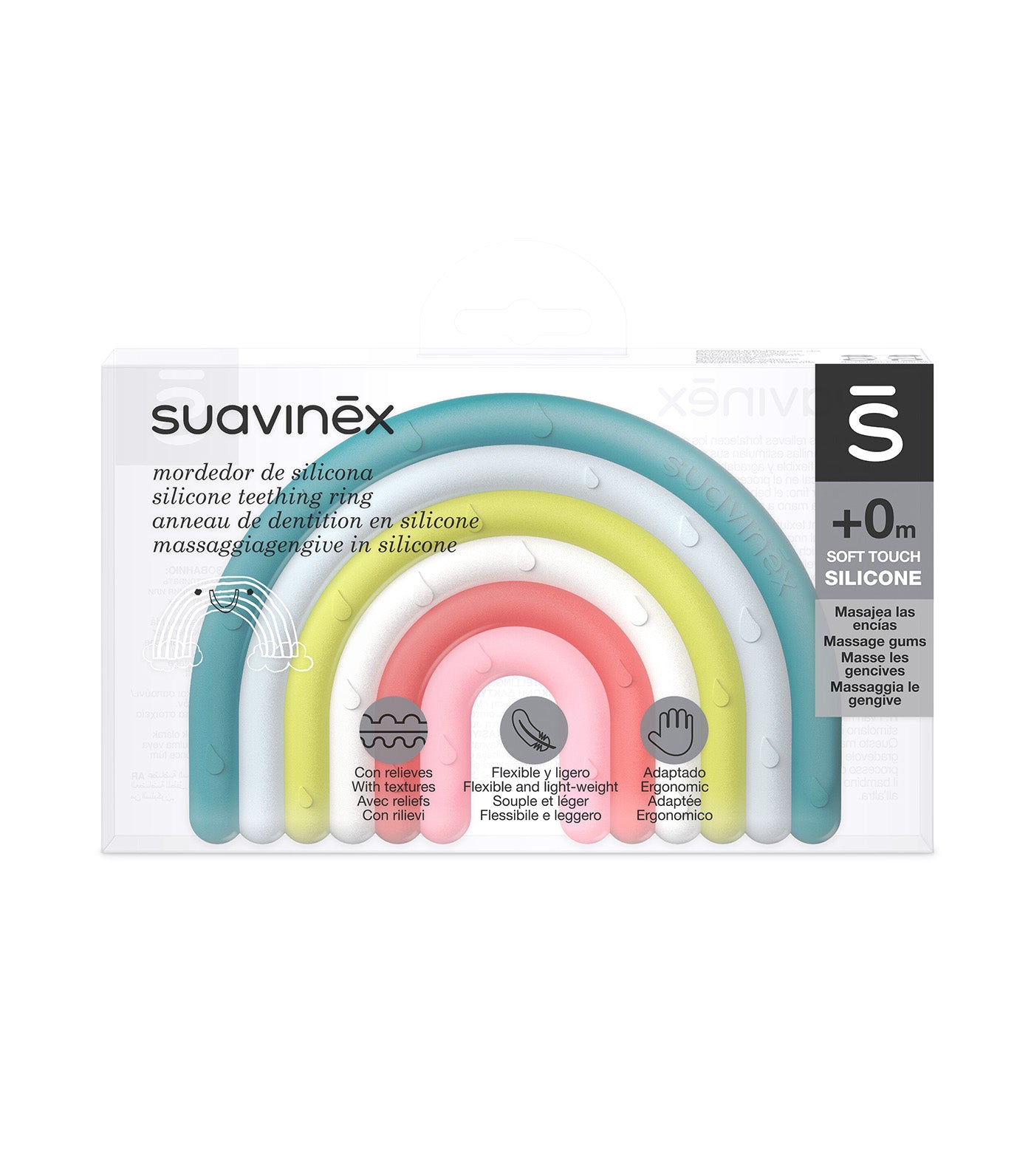 Rainbow Baby Teether Multicolor
