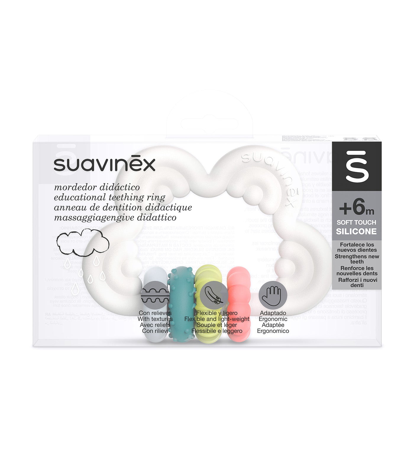 Cloud Baby Teether Multicolor