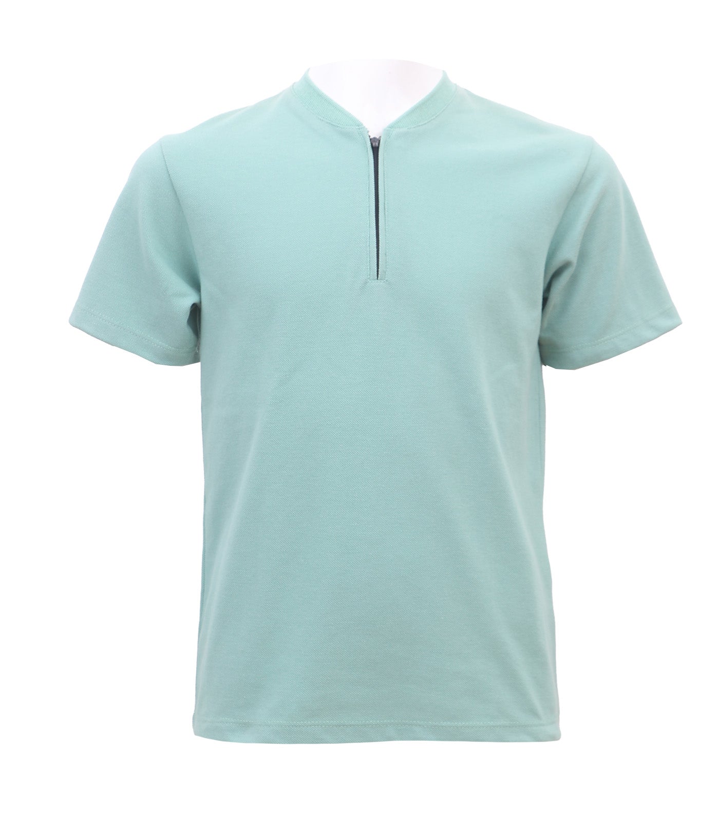 Beckett Zip Up Shirt Aqua