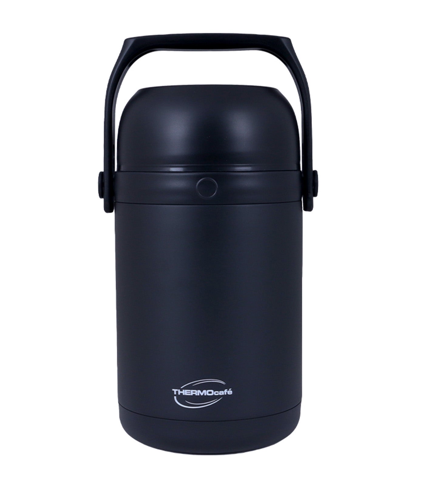 Lunch Box Stainless Steel Jar 1.8 with 3 Layered Containers Black