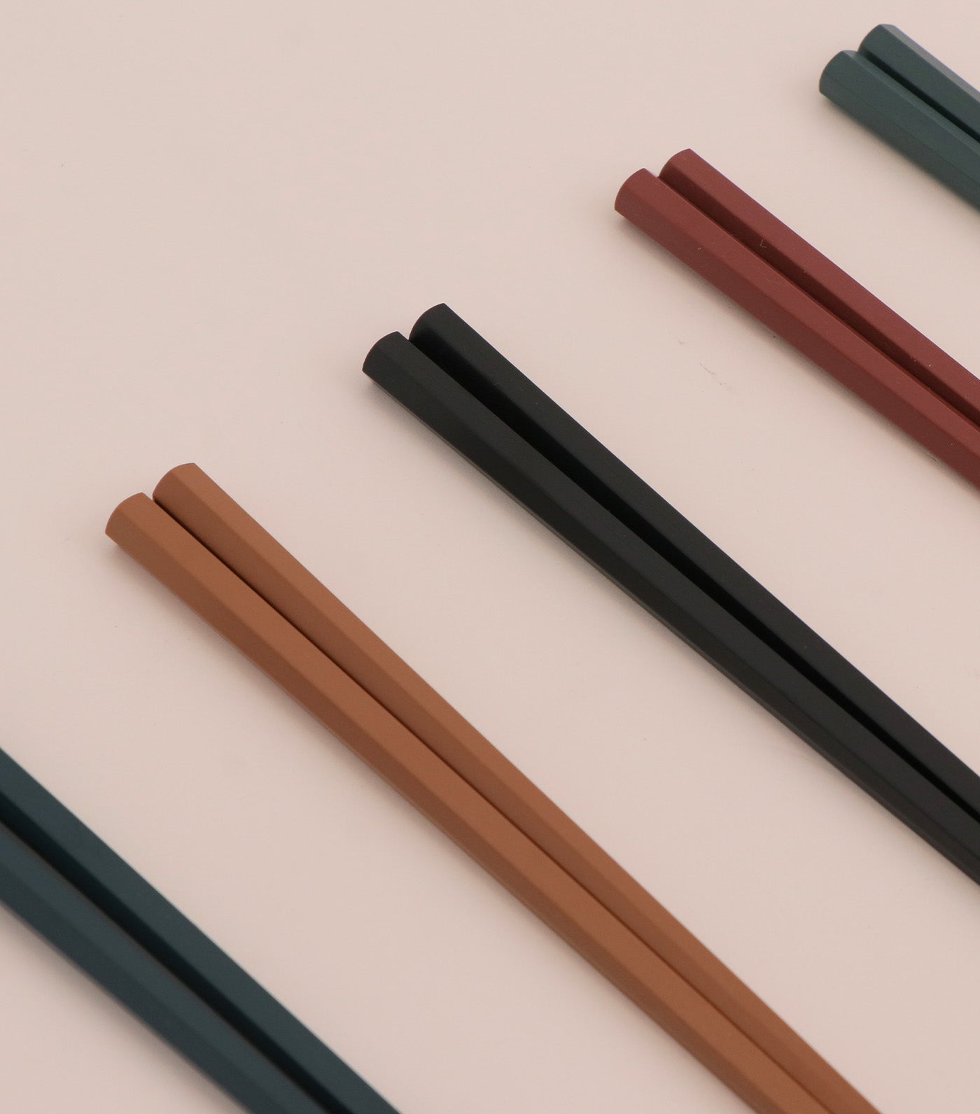 Reusable Chopsticks Carved 23 cm, Set of 5