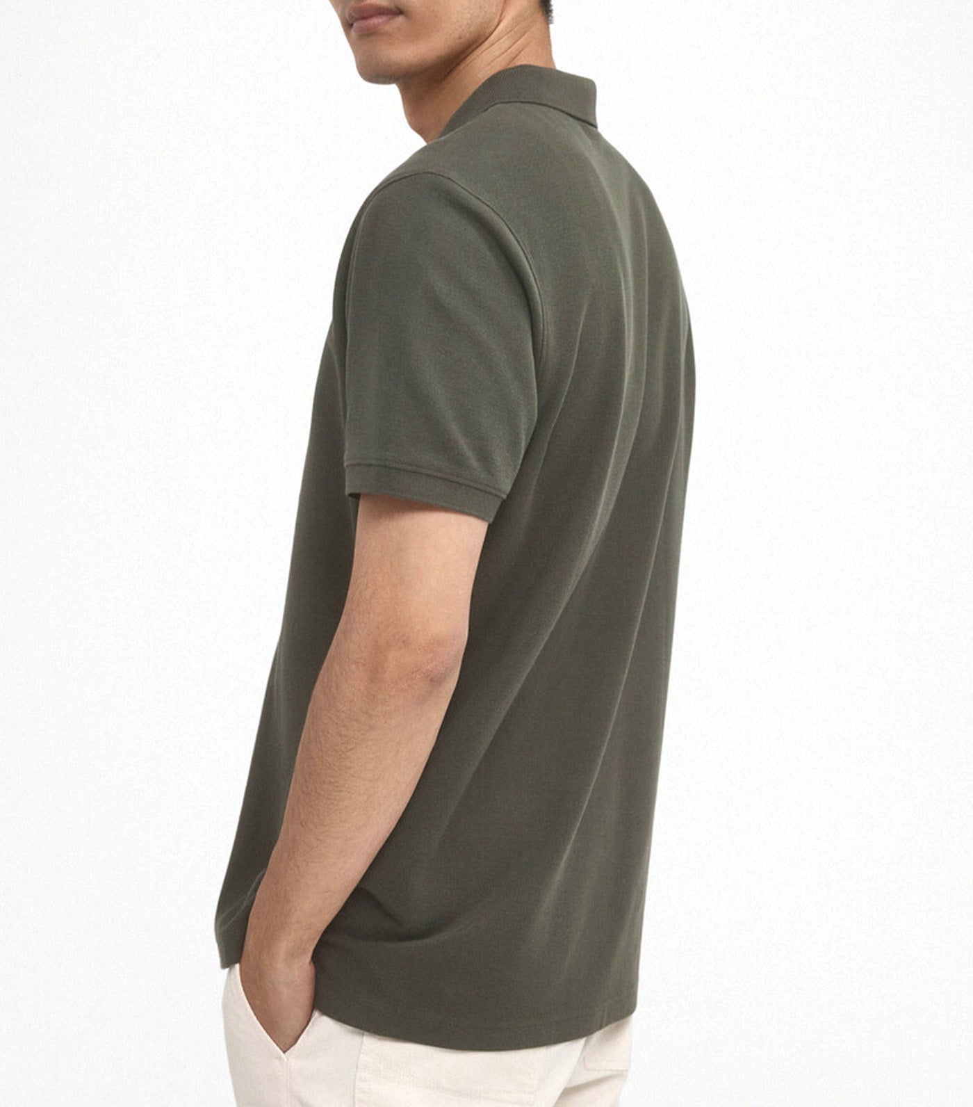 Basic Pique Polo Green