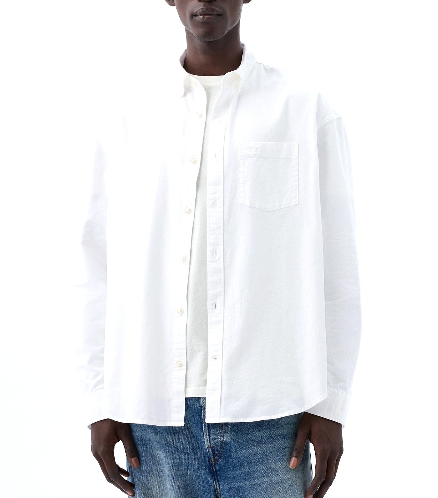 Oxford Shirt in Standard Fit Optic White