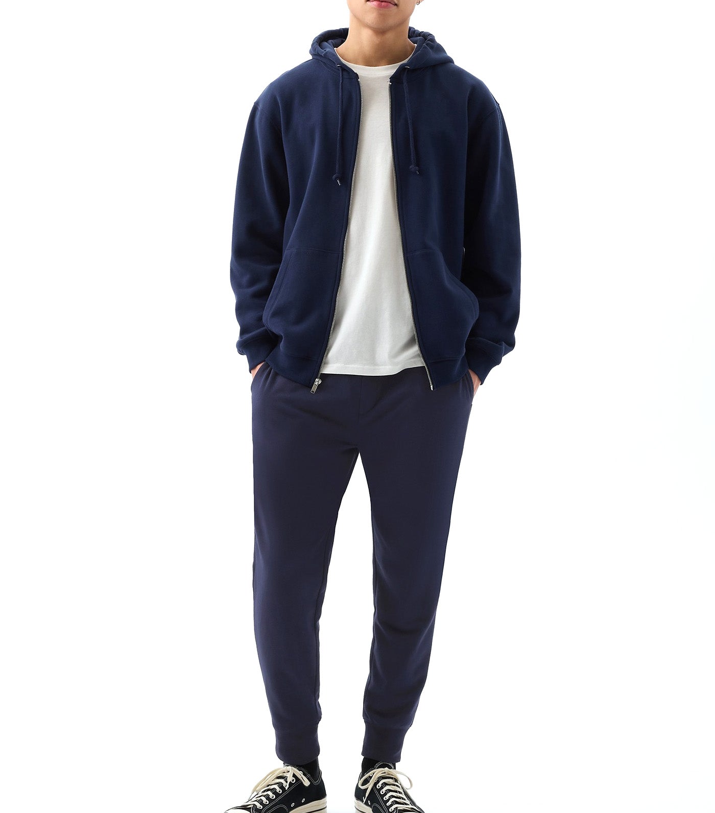 French Terry Logo Joggers Tapestry Navy