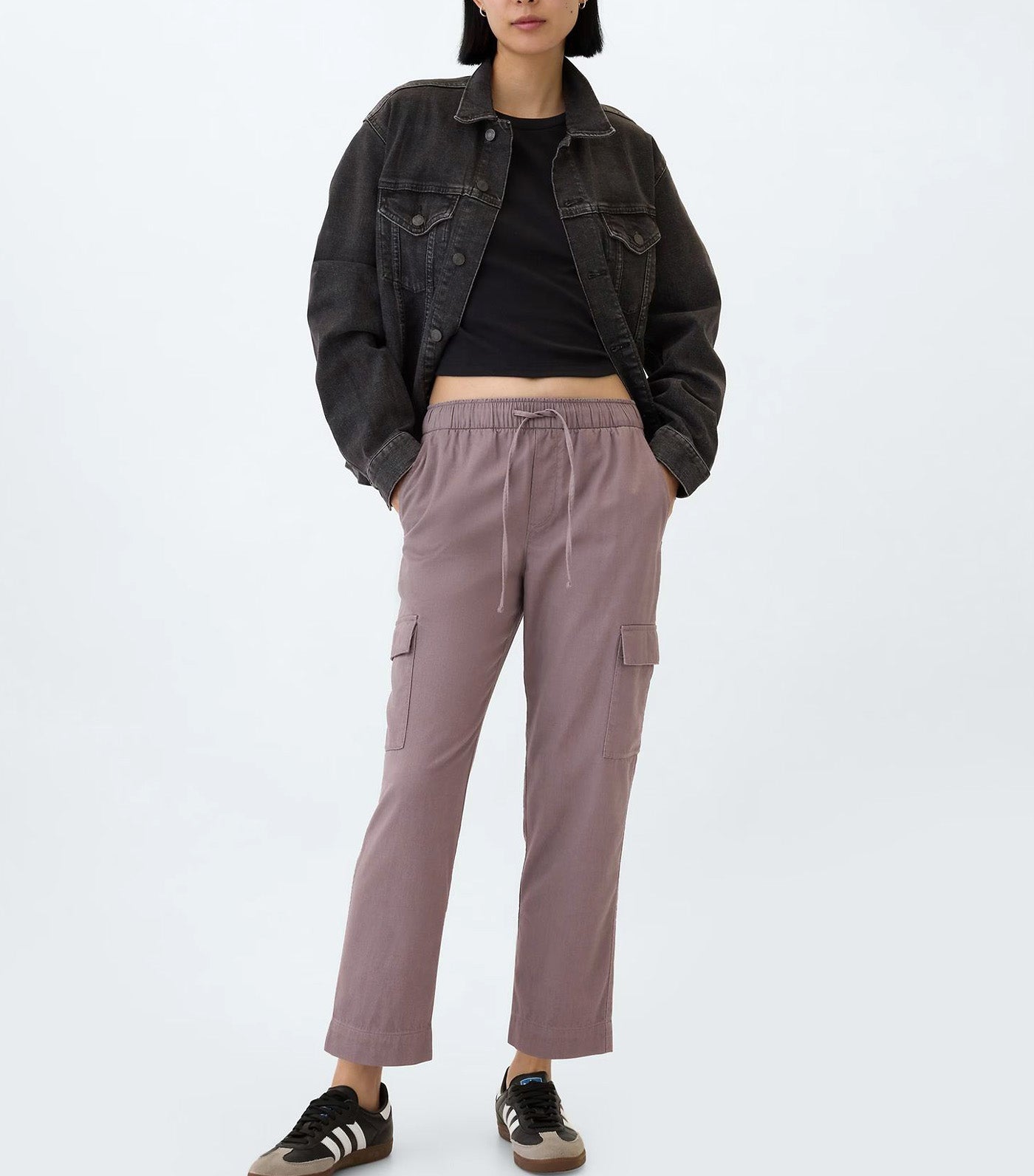 Mid Rise Easy Cargo Pants Wassel
