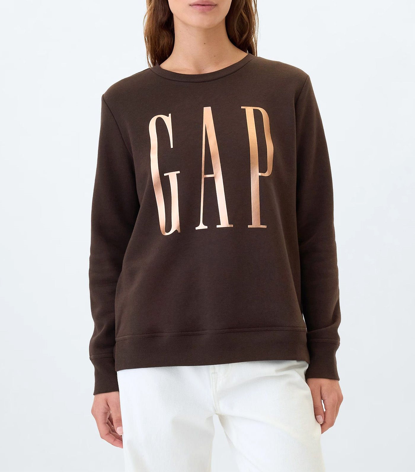 Relaxed Logo Sweatshirt Terra Brown