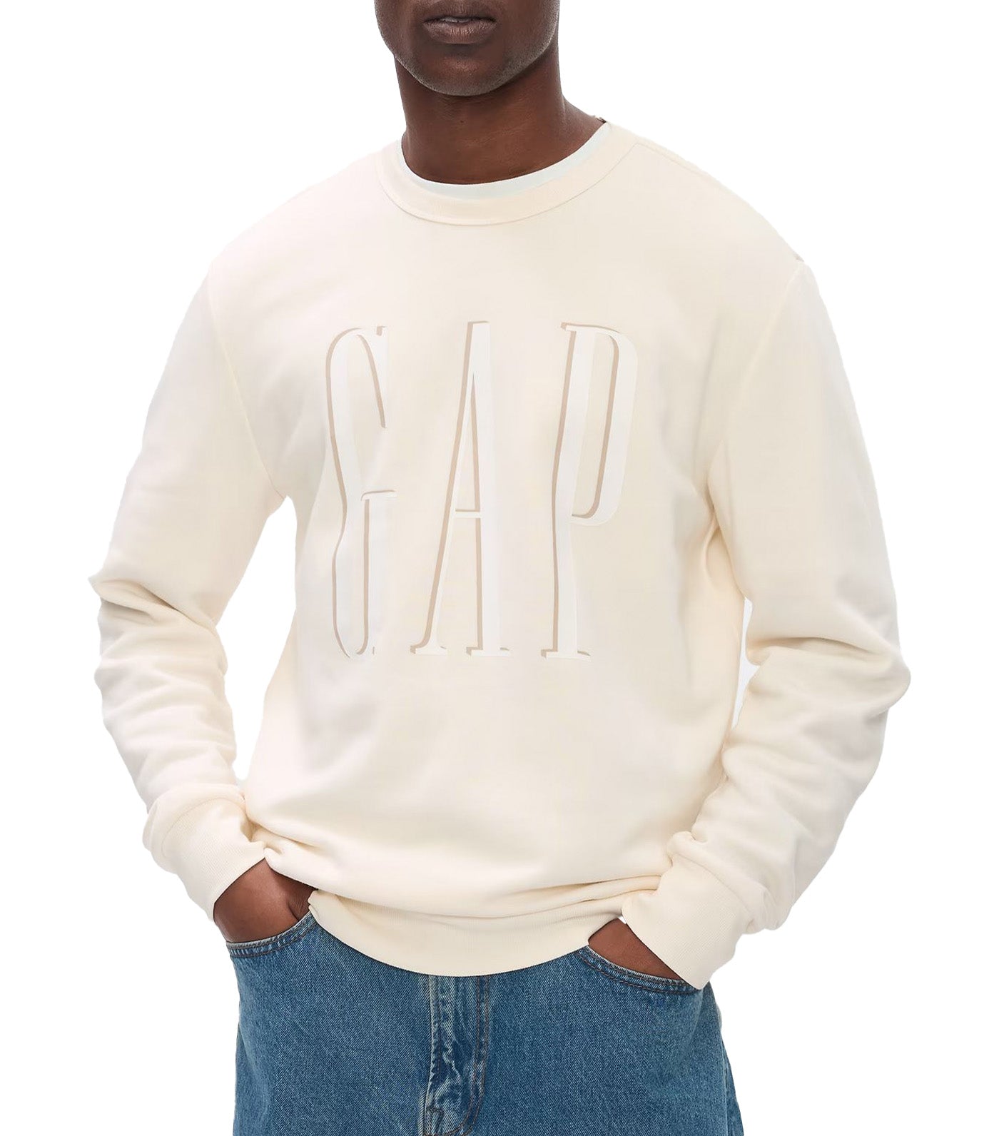 Logo Sweatshirt Ivory Frost