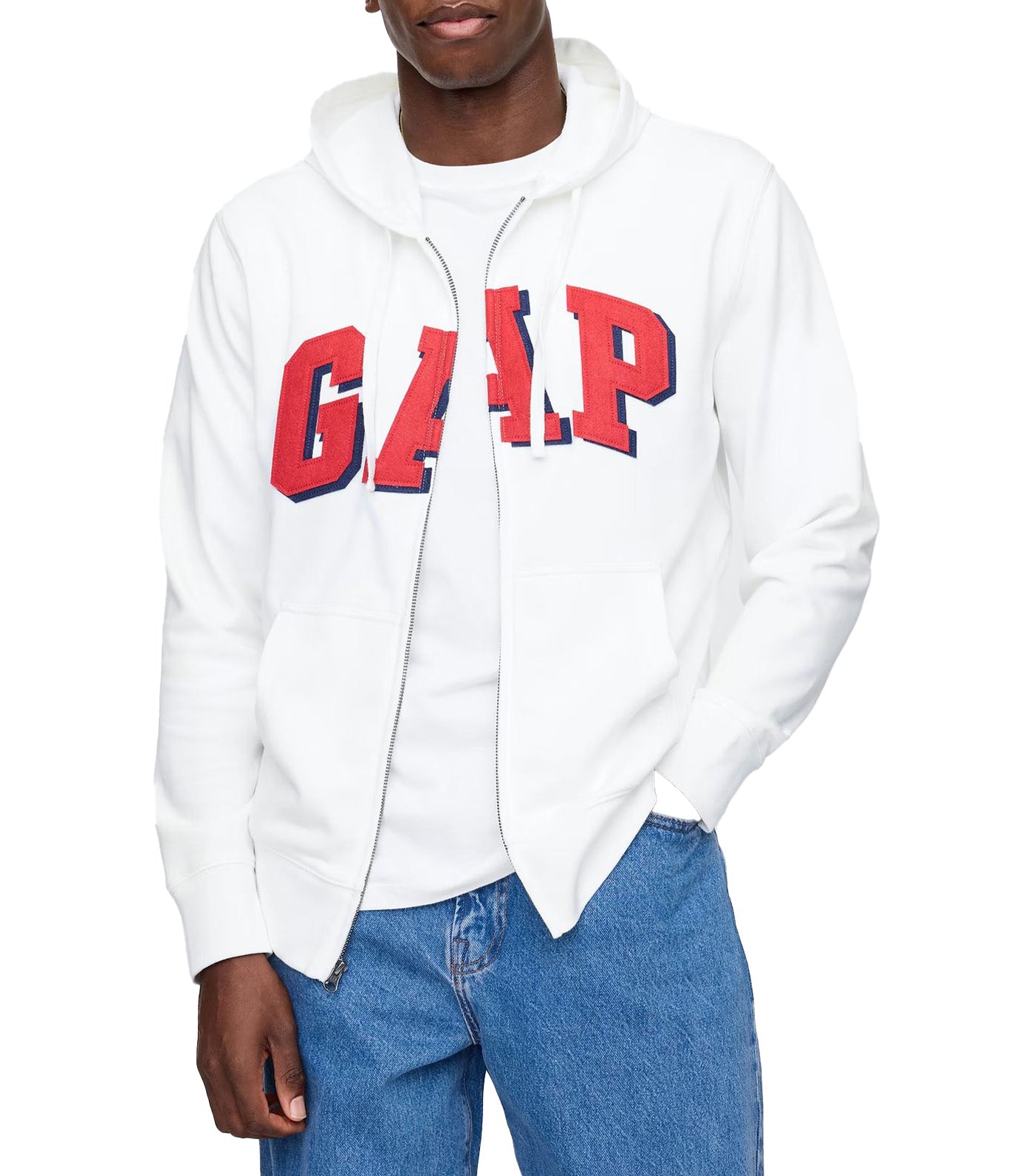 Logo Zip Hoodie New Off White