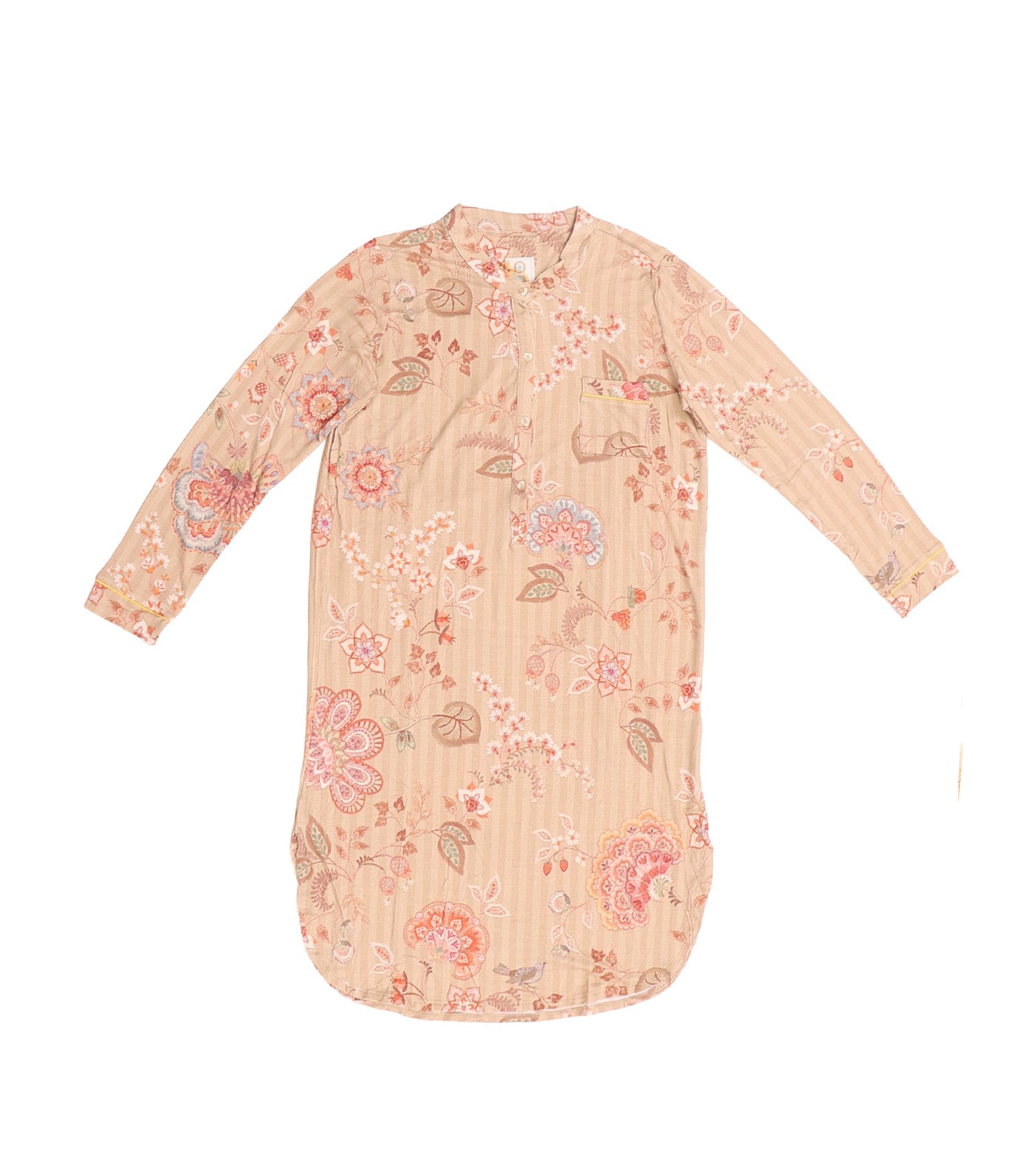 Diogo Long Sleeve Nightdress Sand
