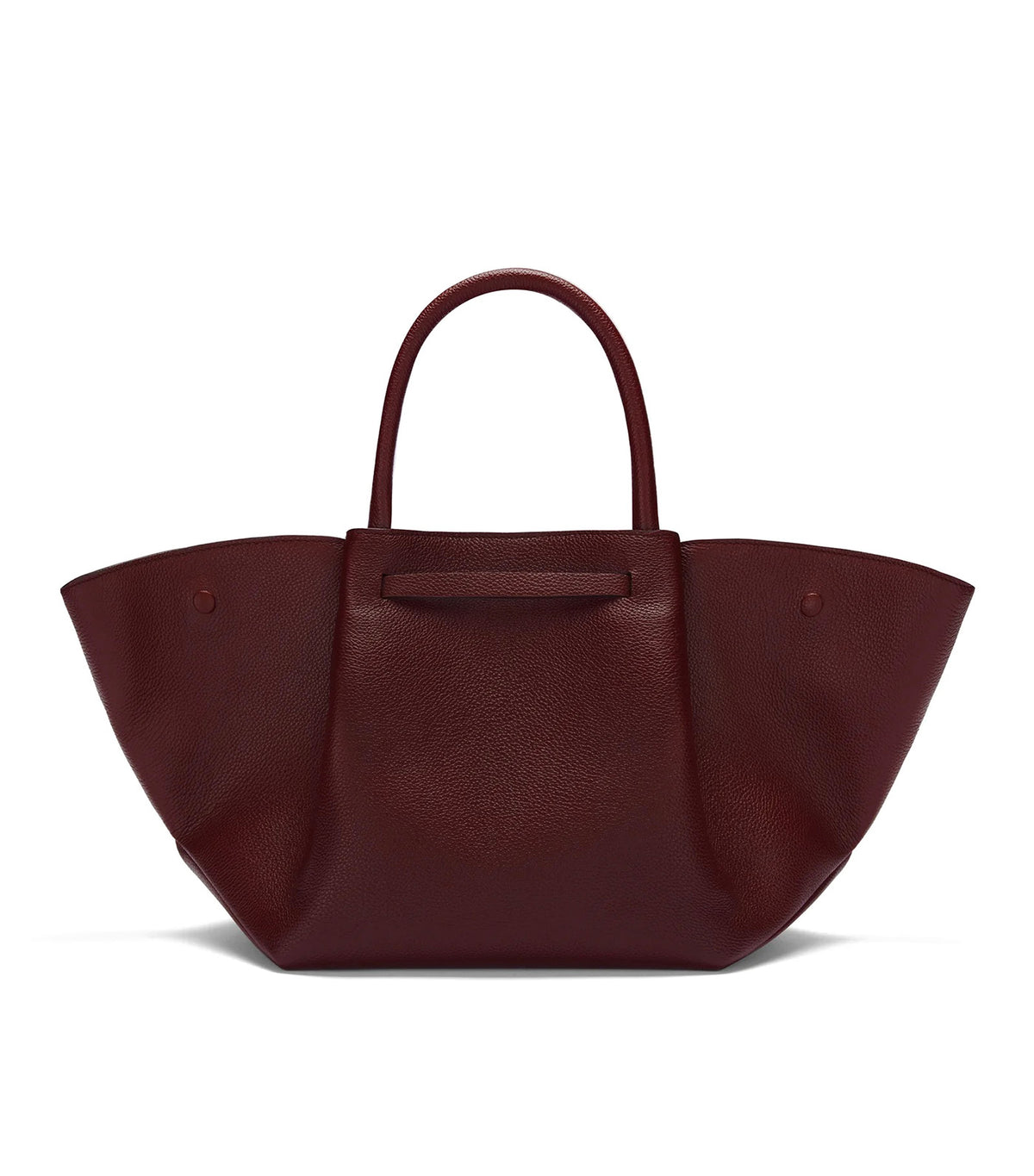 The Midi New York Burgundy Small Grain