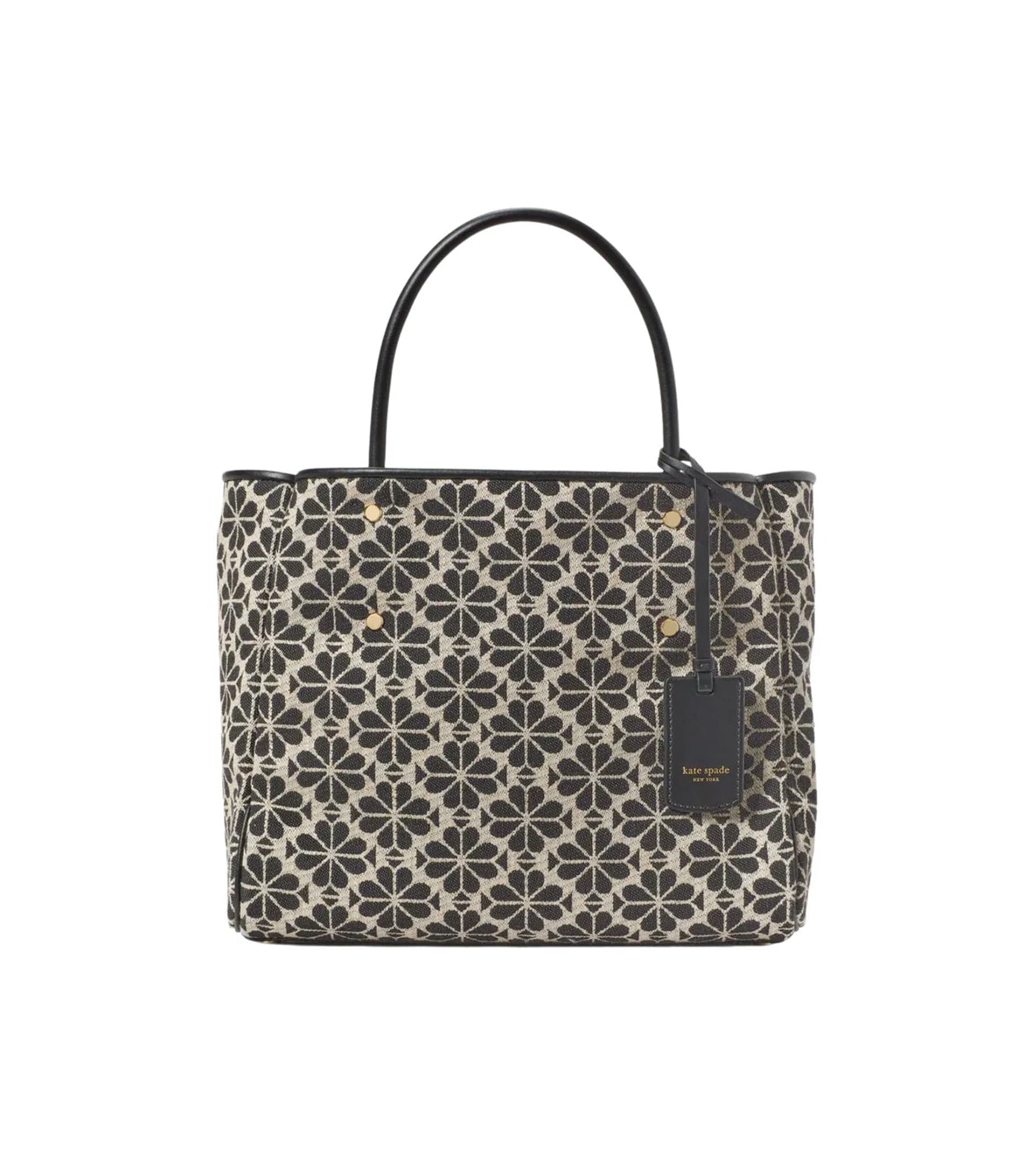 Spade Flower Jacquard Medium Everything Tote Sand Multi