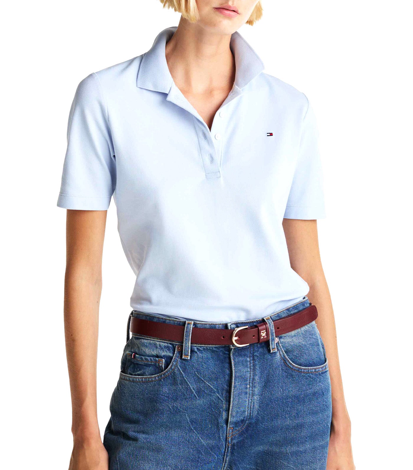 Women's 1985 Regular Pique Polo Breezy Blue