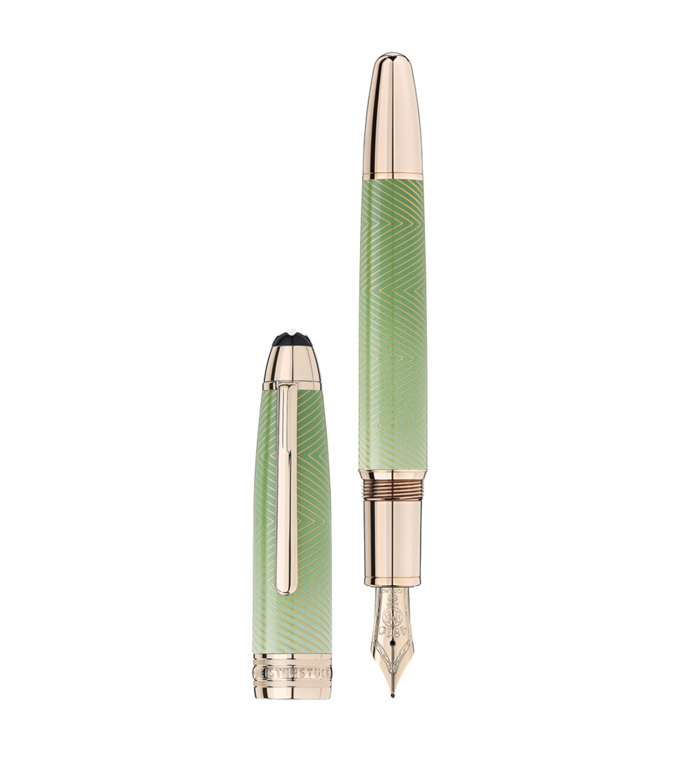 Meisterstück Calligraphy Solitaire Celadon Dégradé Fountain Pen (M) Green