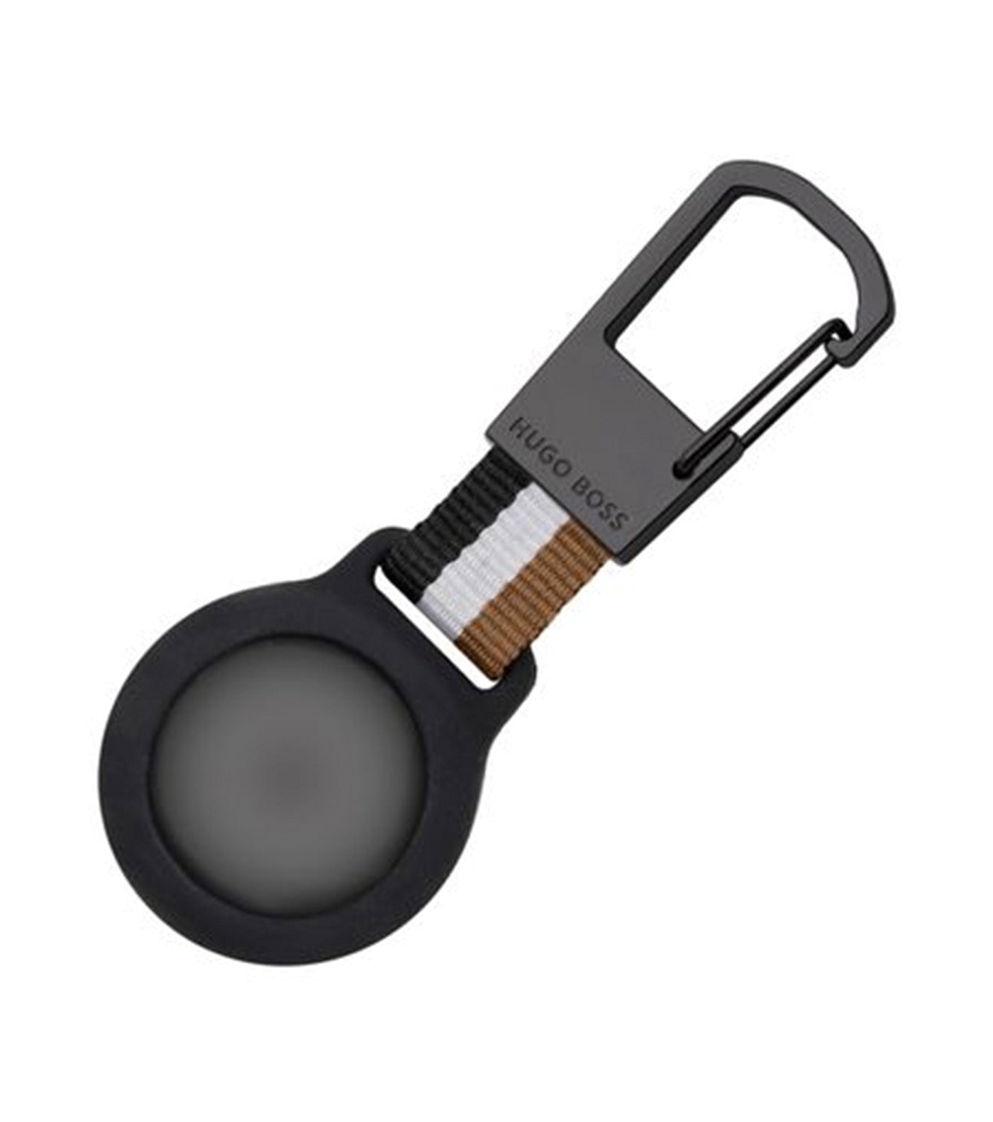 Key Ring with AirTag holder Iconic Black